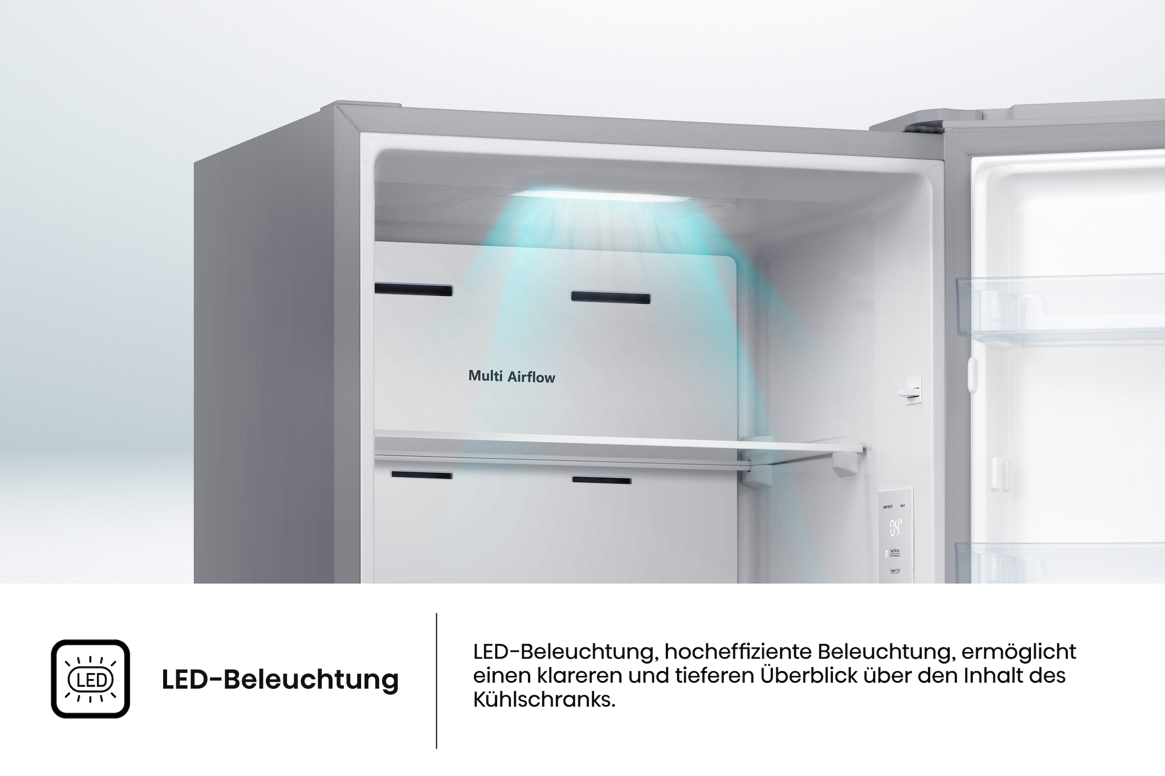 Hisense Kühlschrank »RL3N319NEIC« 172 cm hoch 59,5 cm breit MultiAirFlow-System