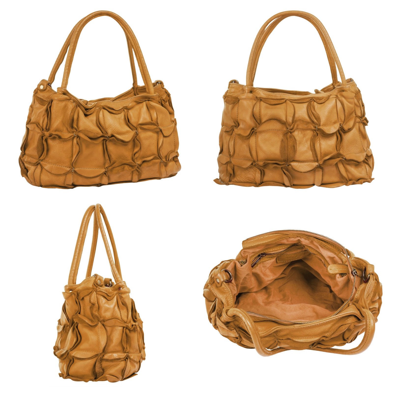 Samantha Look Shopper, echt Leder, Made in Italy