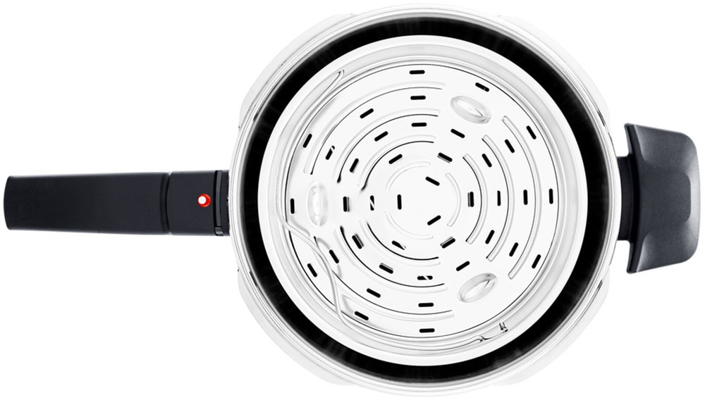 Fissler Schnellkochtopf »Vitavit® Premium Edelstahl Dampfkochtopf mit Einsatz Induktion« 3 tlg. Edelstahl 18/10