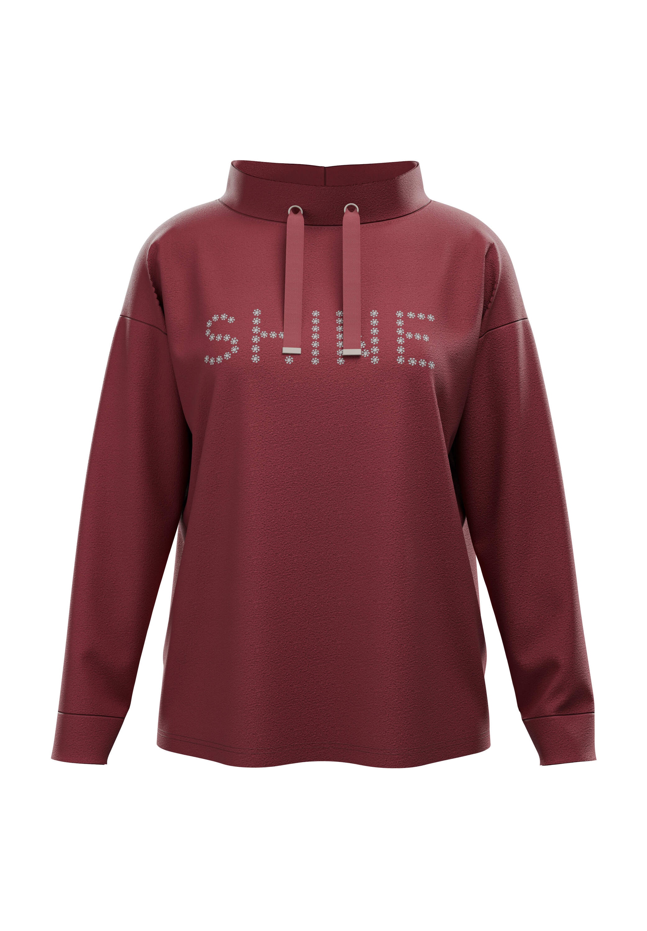 heine Sweatshirt »Sweatshirt Sweatshirt mit Nieten-Schriftzug«
