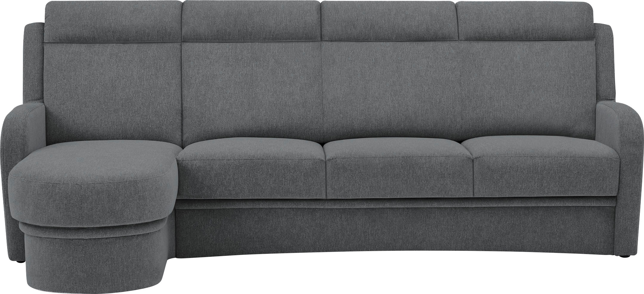 VILLA BECK Ecksofa »Varese L-Form«, (2 St.), Kopfteilverstellung, wahlweise mit Sitzvorzug, in Sitzhöhe 46 cm