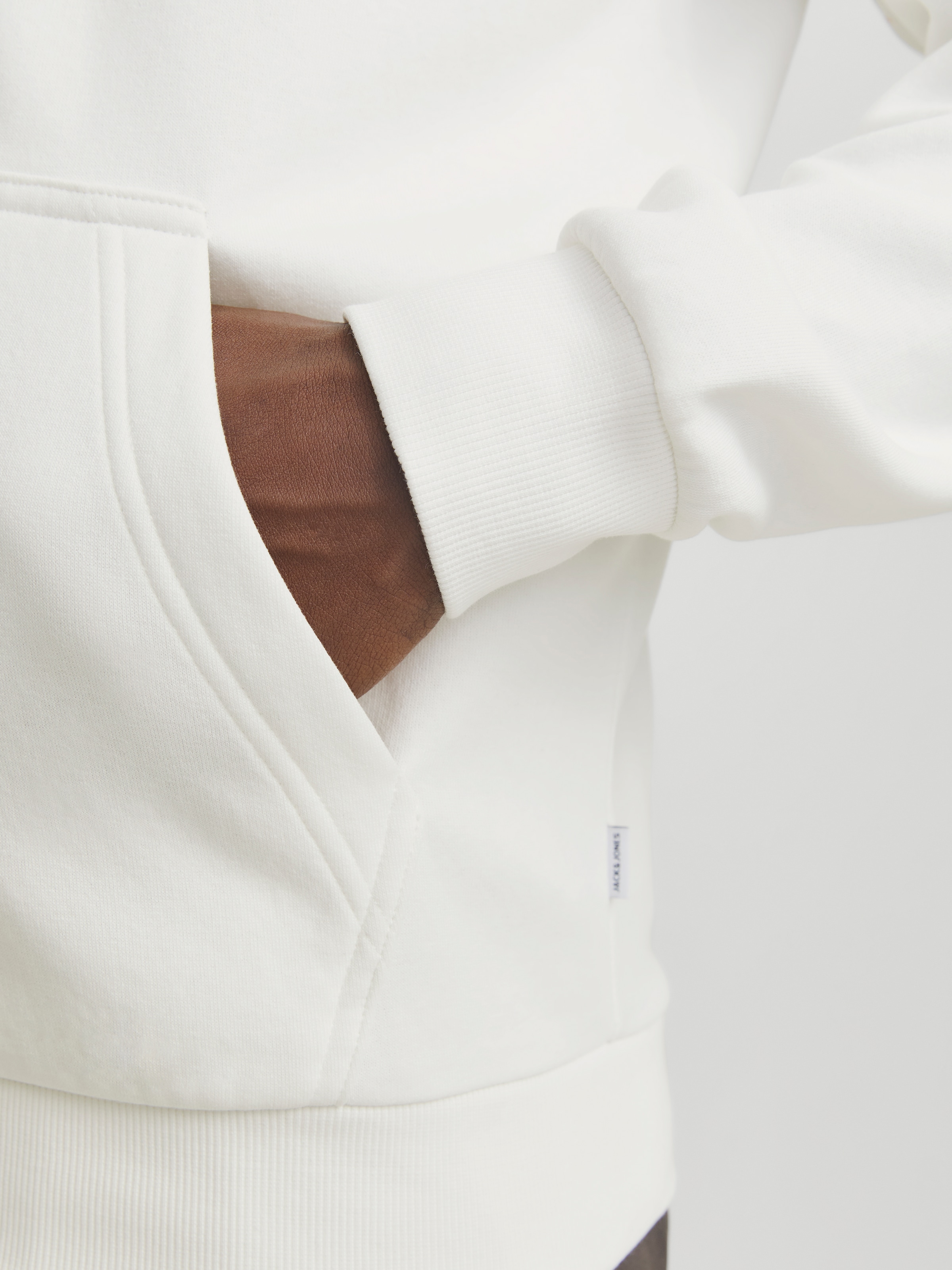 Jack & Jones Kapuzensweatjacke »JJEBRADLEY mit Kapuze, ideal für kalte Jahreszeit« Materialmix, relaxed fit