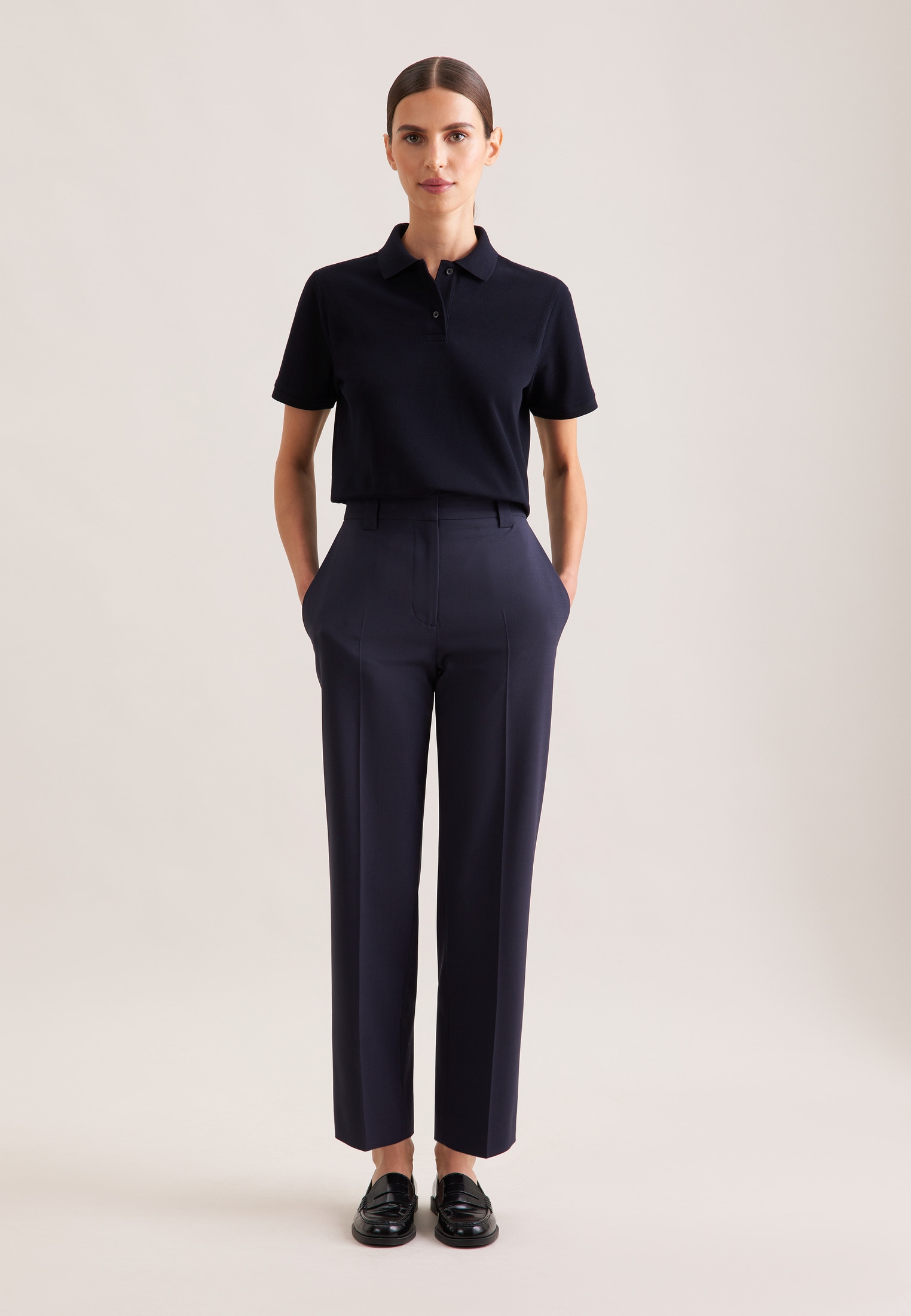 seidensticker Poloshirt »Schwarze Rose« Polo Uni