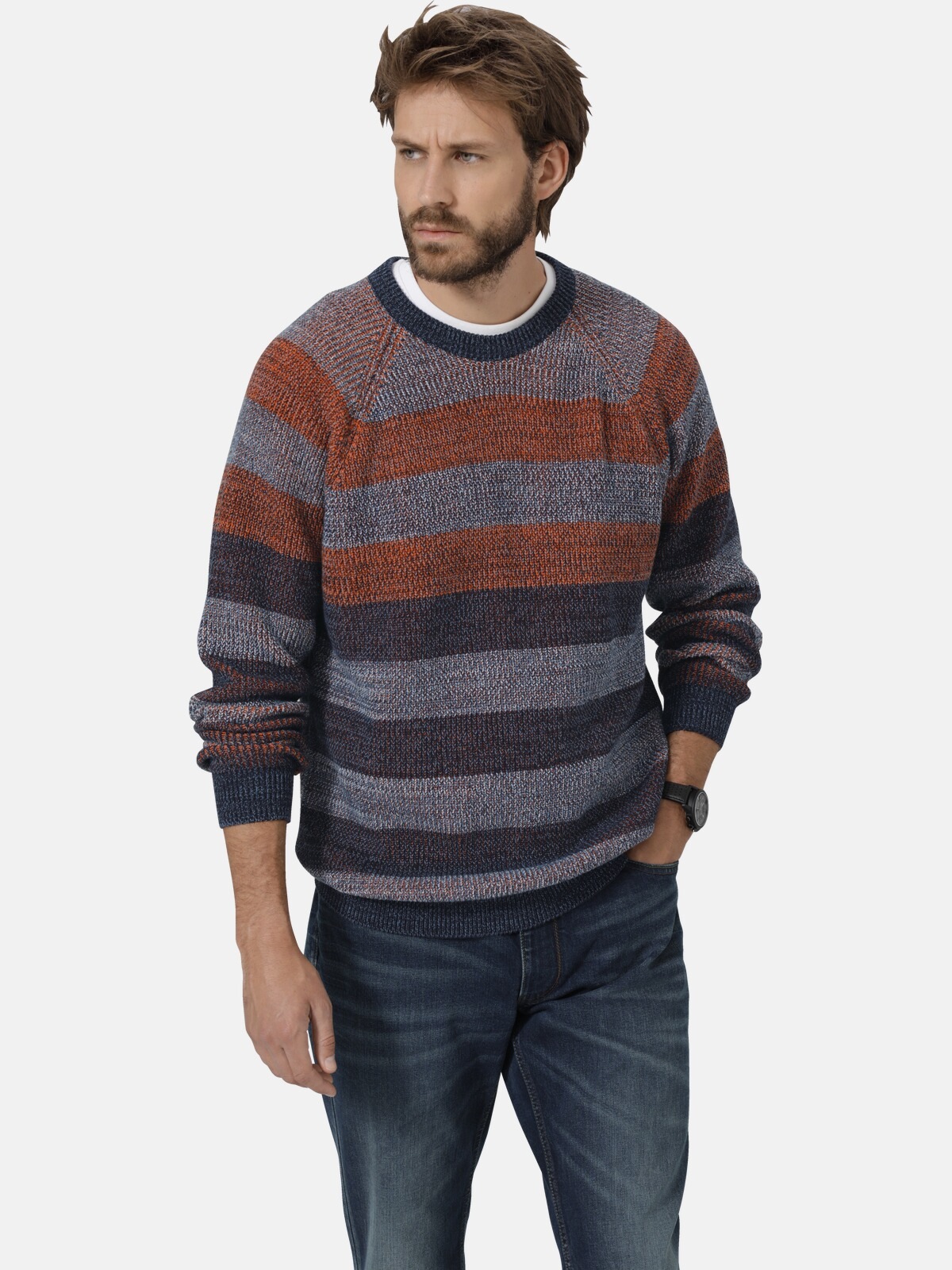 Babista Rundhalspullover »Pullover TESSORELLI«, aus reiner Baumwolle