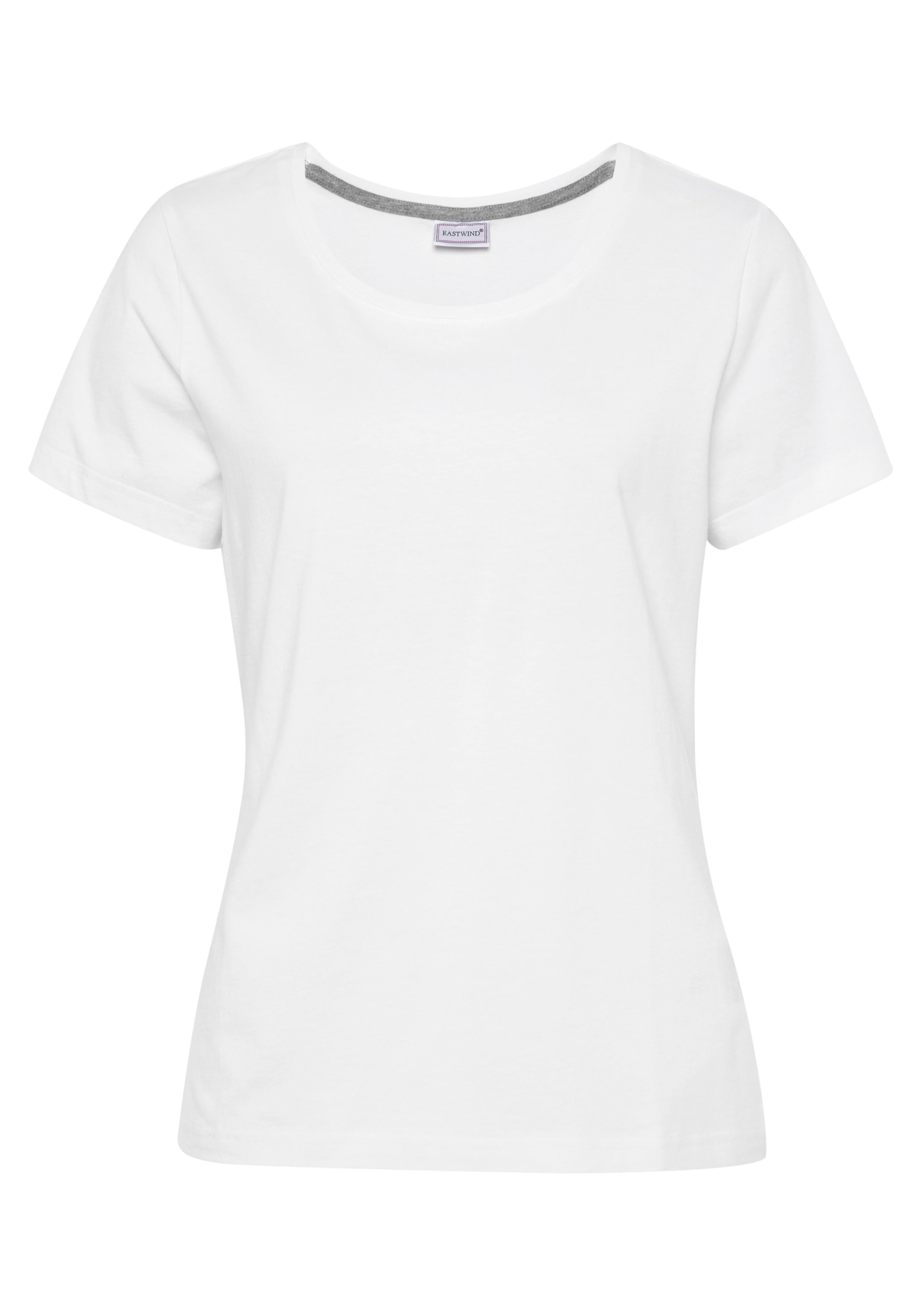Eastwind T-Shirt, (Packung, 3 tlg., 3er-Pack), Kurzarm, hüftlang, für die Freizeit, aus Baumwolle