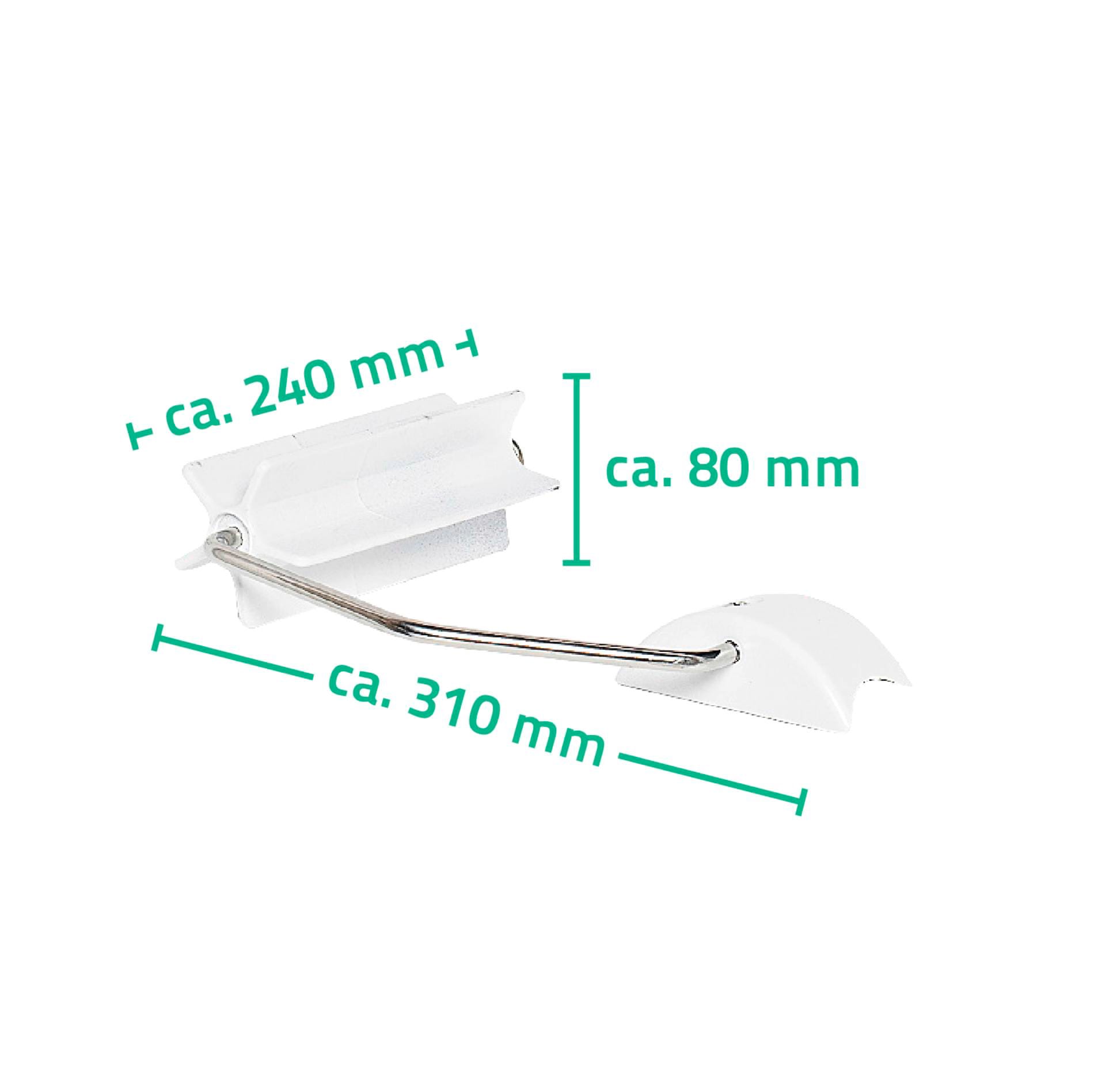 Ridder Toilettenpapierhalter »Tim«, für Haltegriffe, UV-beständig