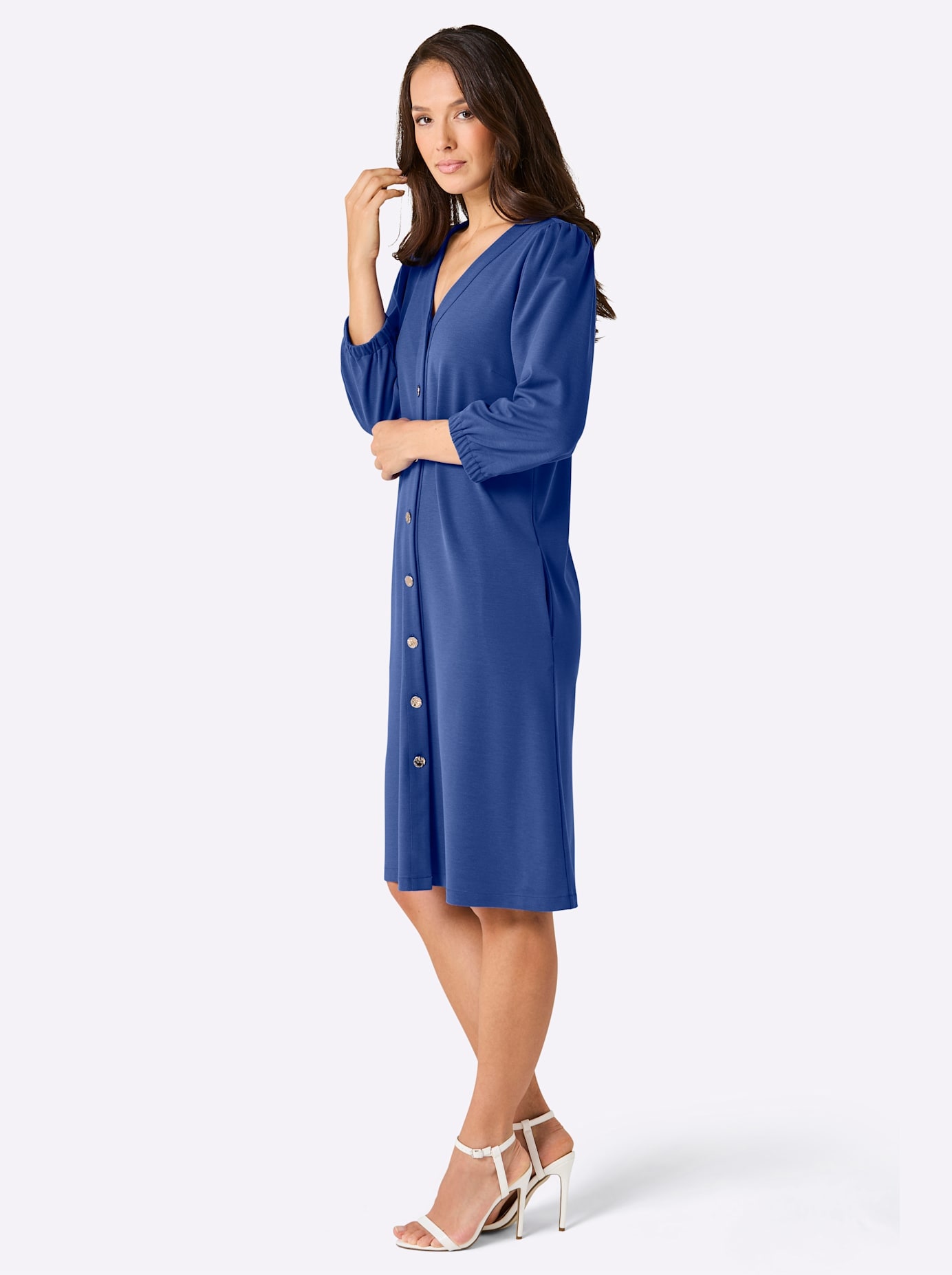 CREATION L PREMIUM Sommerkleid »Seiden-Viskose-Mix-Kleid«