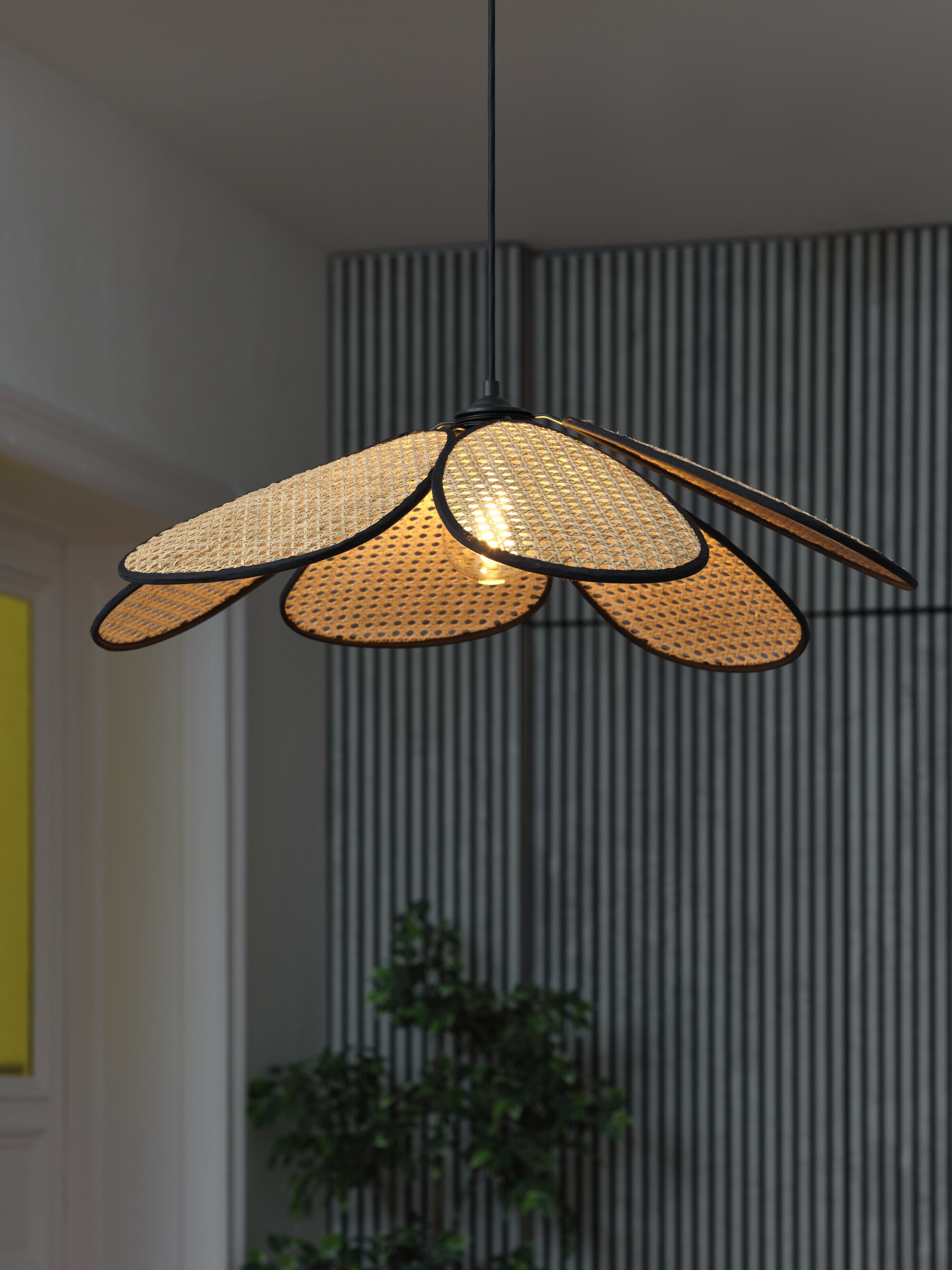 Osram Pendelleuchte »Decor Rattan« E27 1 Stk. braun, Fassung E27, Rattan und Stahl