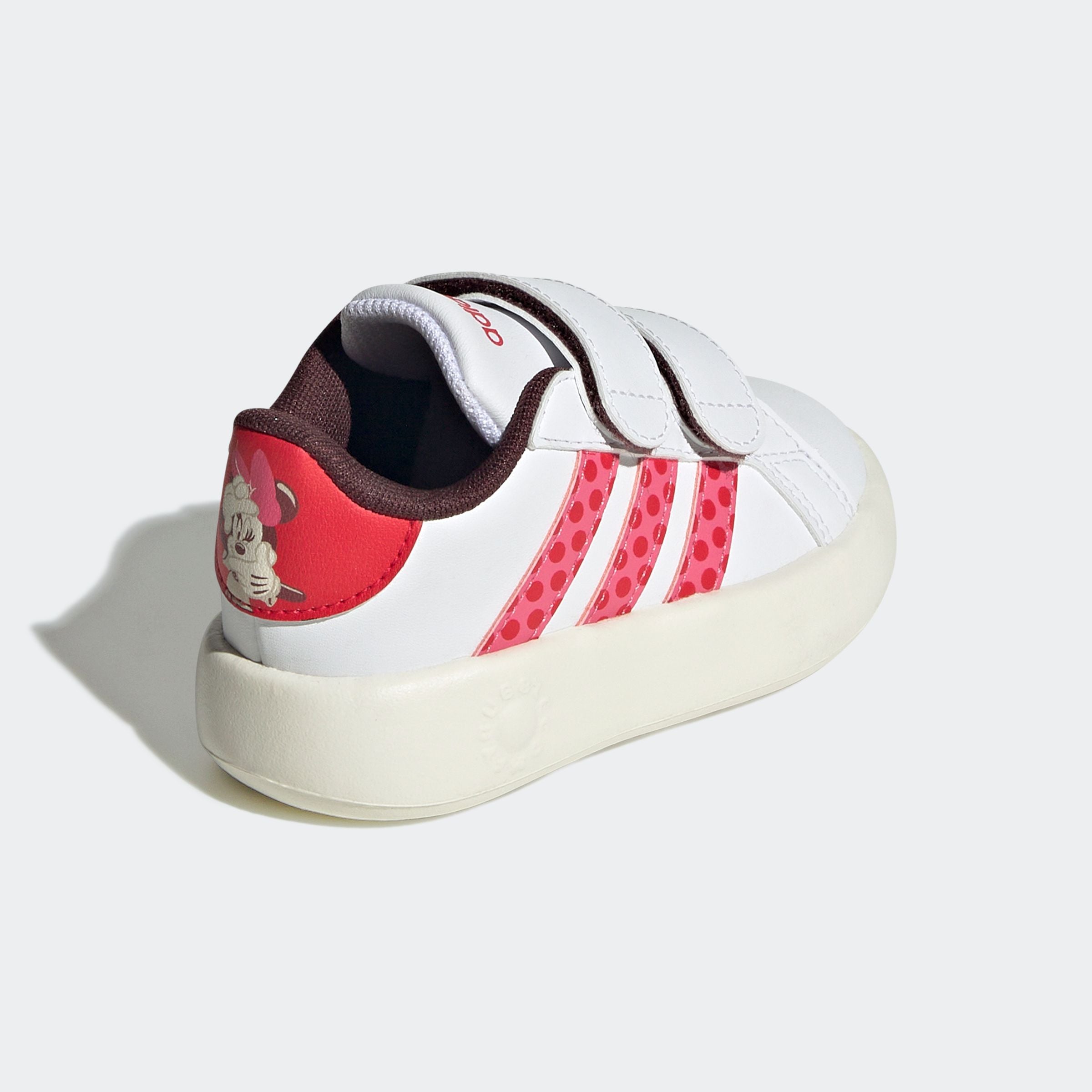 adidas Sportswear Klettschuh »ADIDAS DISNEY MINNIE MAUS KIDS GRAND COURT 2.0 SCHUH«, Design auf den Spuren des adidas Superstar, für Kinder