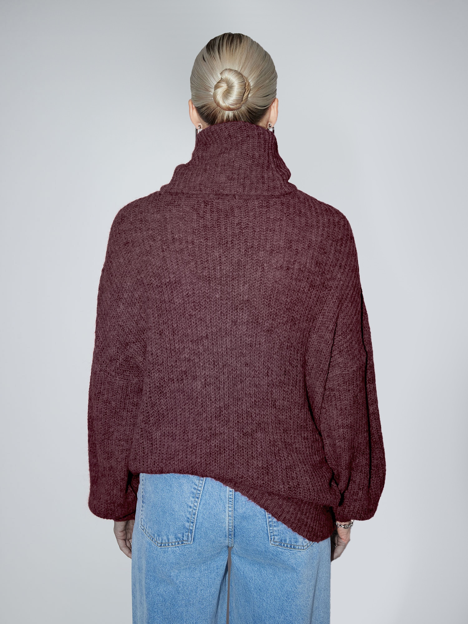 LeGer Strickpullover »Juna, LeGer by Lena Gercke«, Loose fit mit Rundhalsausschnitt