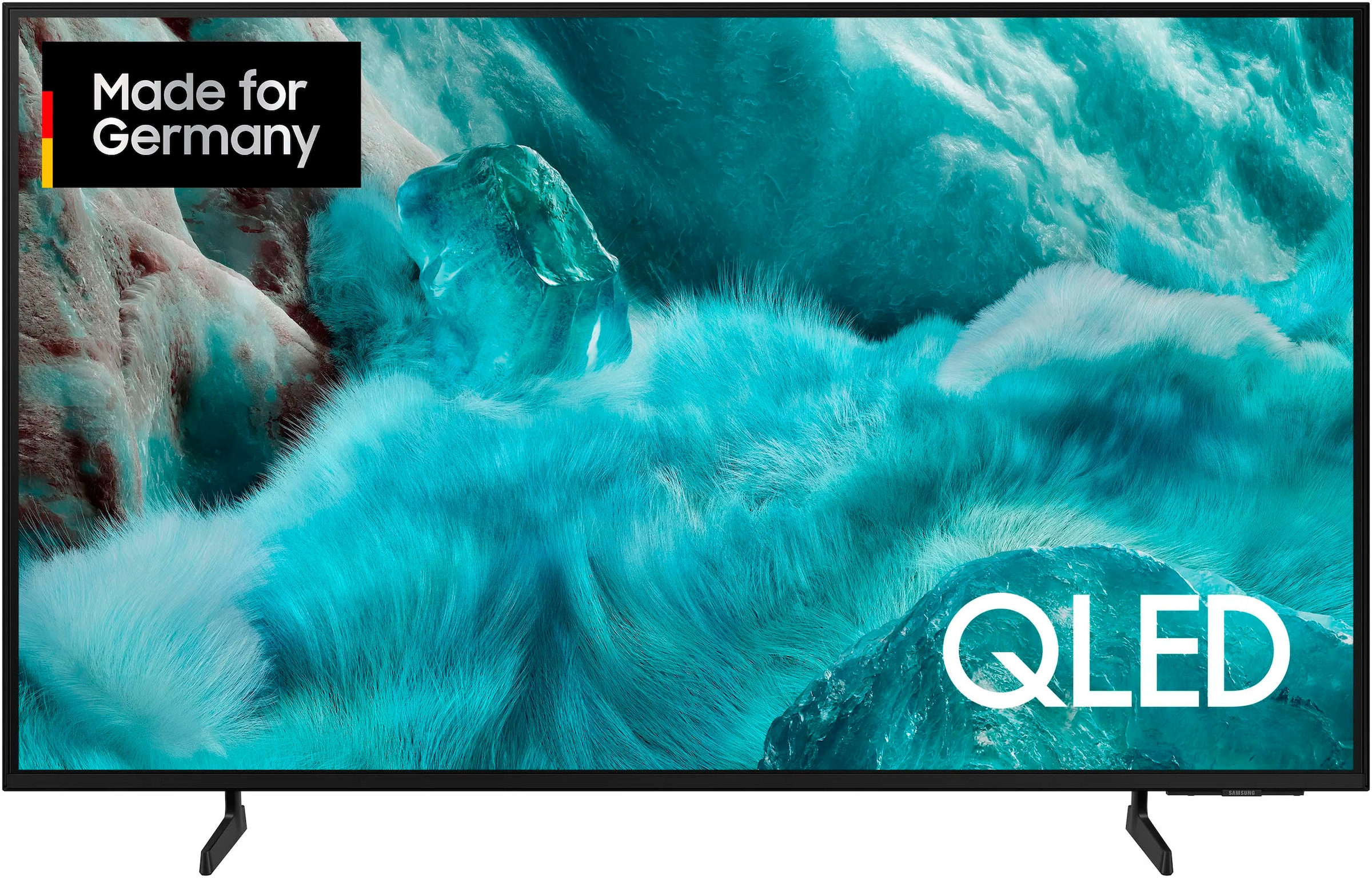 Samsung QLED-Fernseher »GQ43Q7F2AU«, 4K Ultra HD, Smart-TV, Quantum HDR, Knox Security, Art Store, 3D Sound, Gaming Hub, AI TV