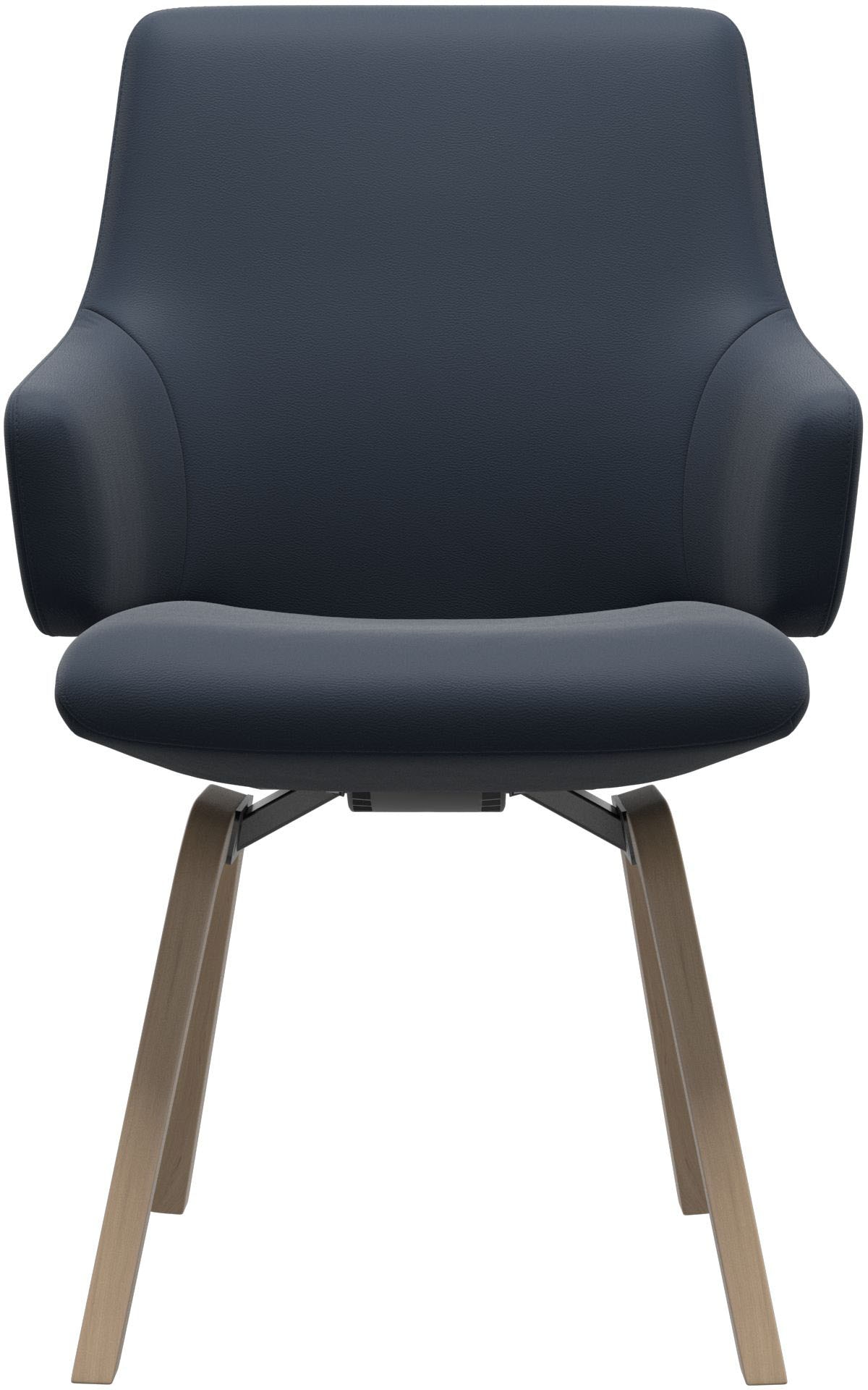 Stressless® Polsterstuhl »Laurel«, Leder PALOMA, Low Back mit Armlehne, Größe L, mit schräggestellten Beinen in Eiche
