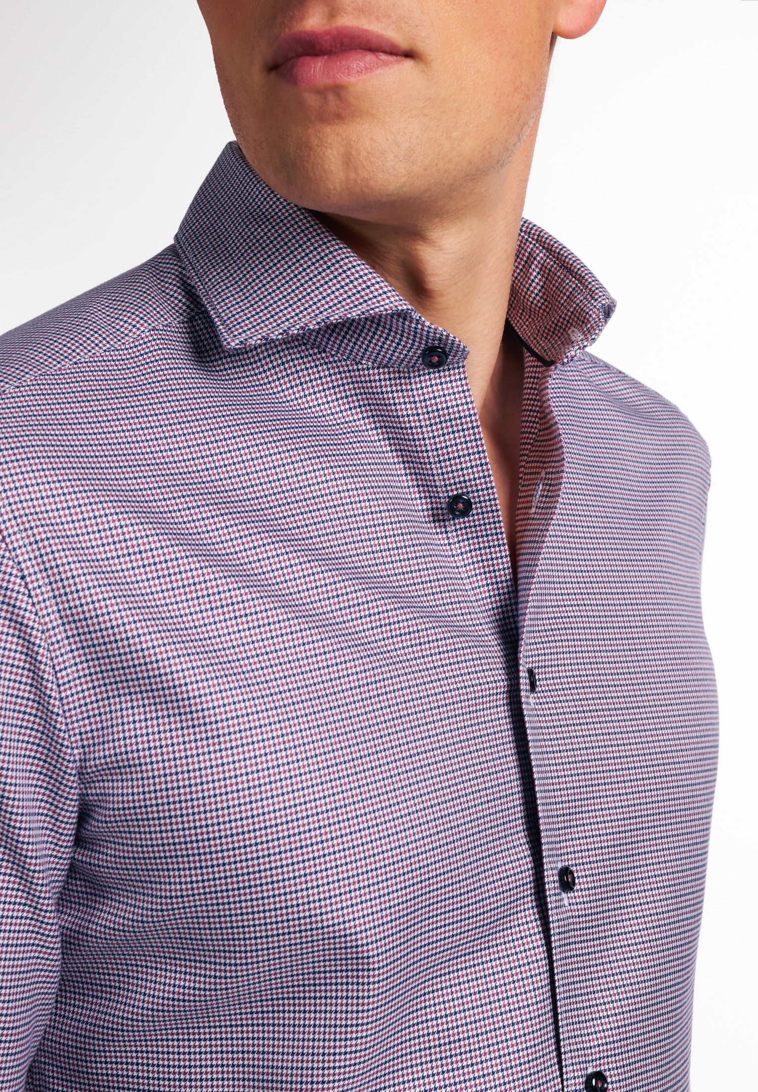 Eterna Langarmhemd »SLIM FIT«, EASY IRON (bügelleicht)