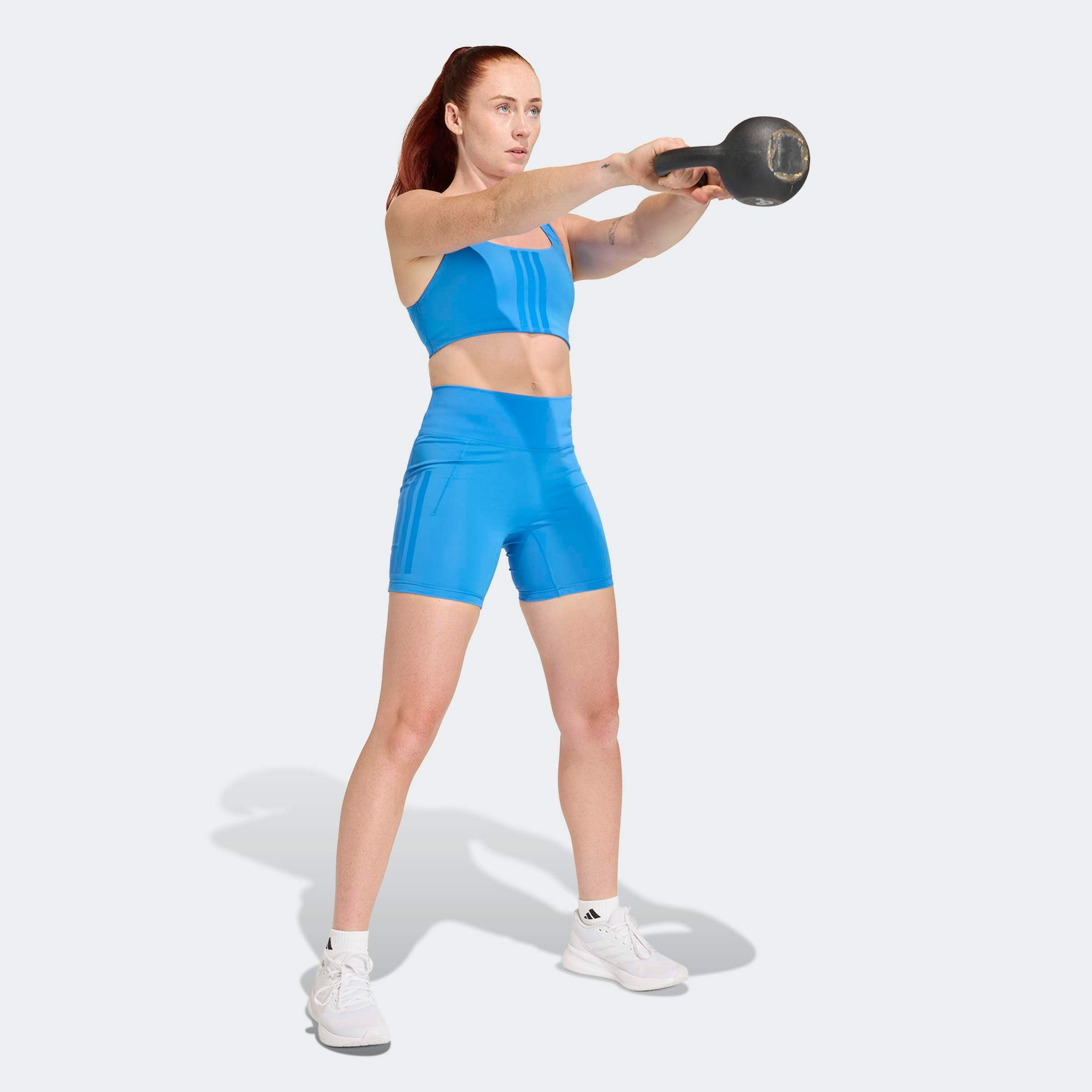 adidas Performance Shorts »OPTIME WORKOUT 3-STREIFEN KURZE LEGGINGS«