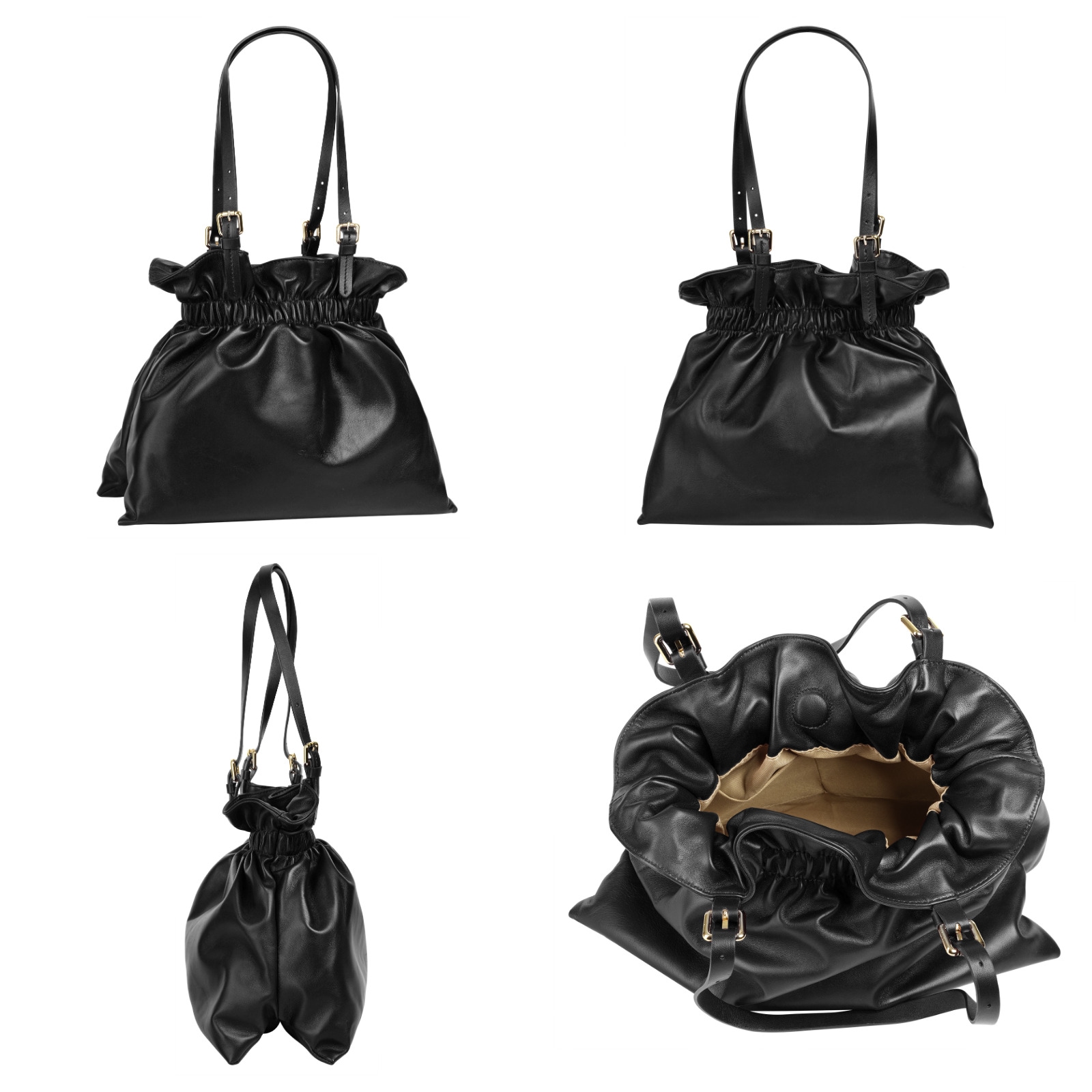 Samantha Look Shopper, echt Leder, Made in Italy