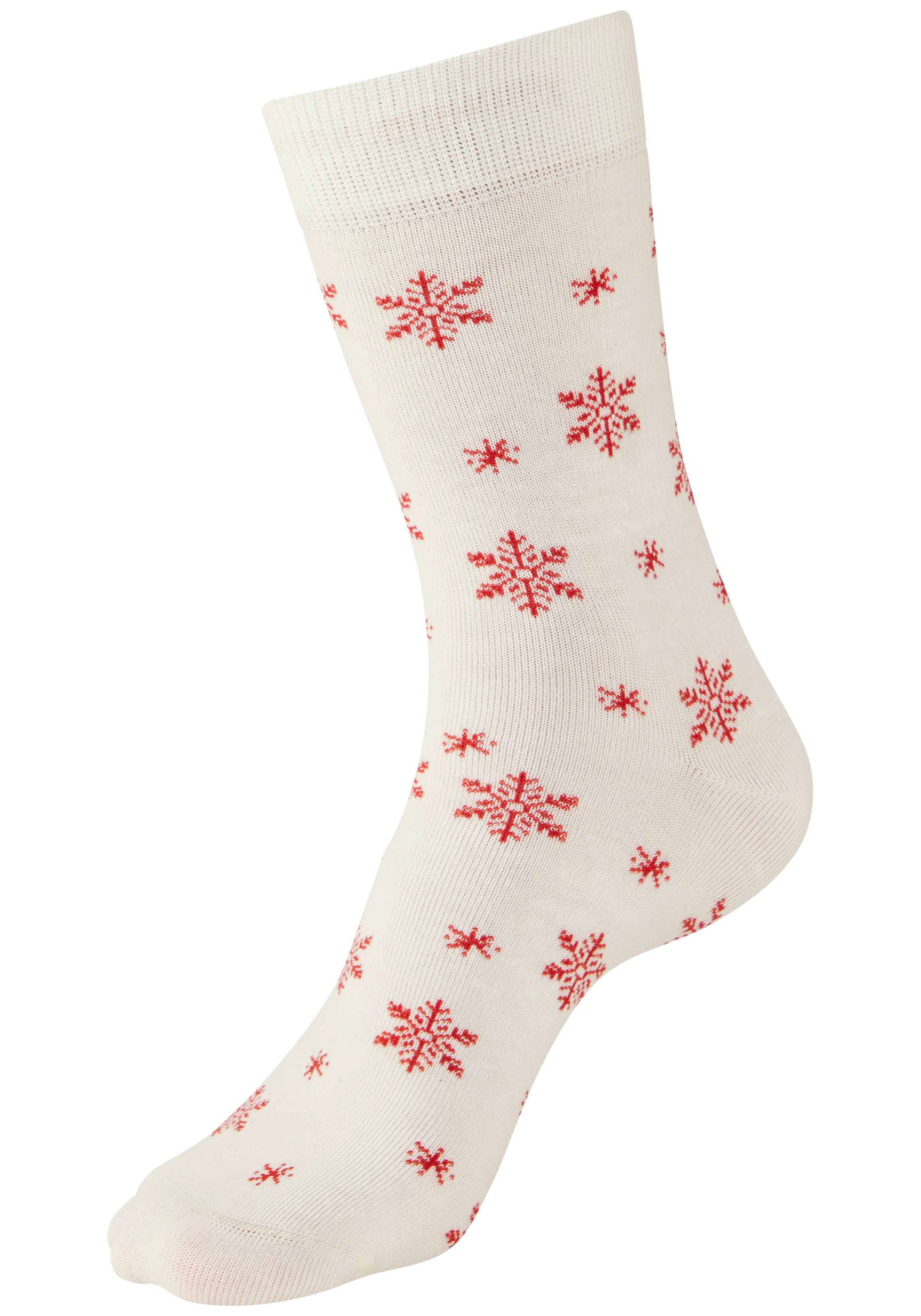 LASCANA Socken, (Packung, 3 Paar), mit weihnachtlichem Dackelmotiv