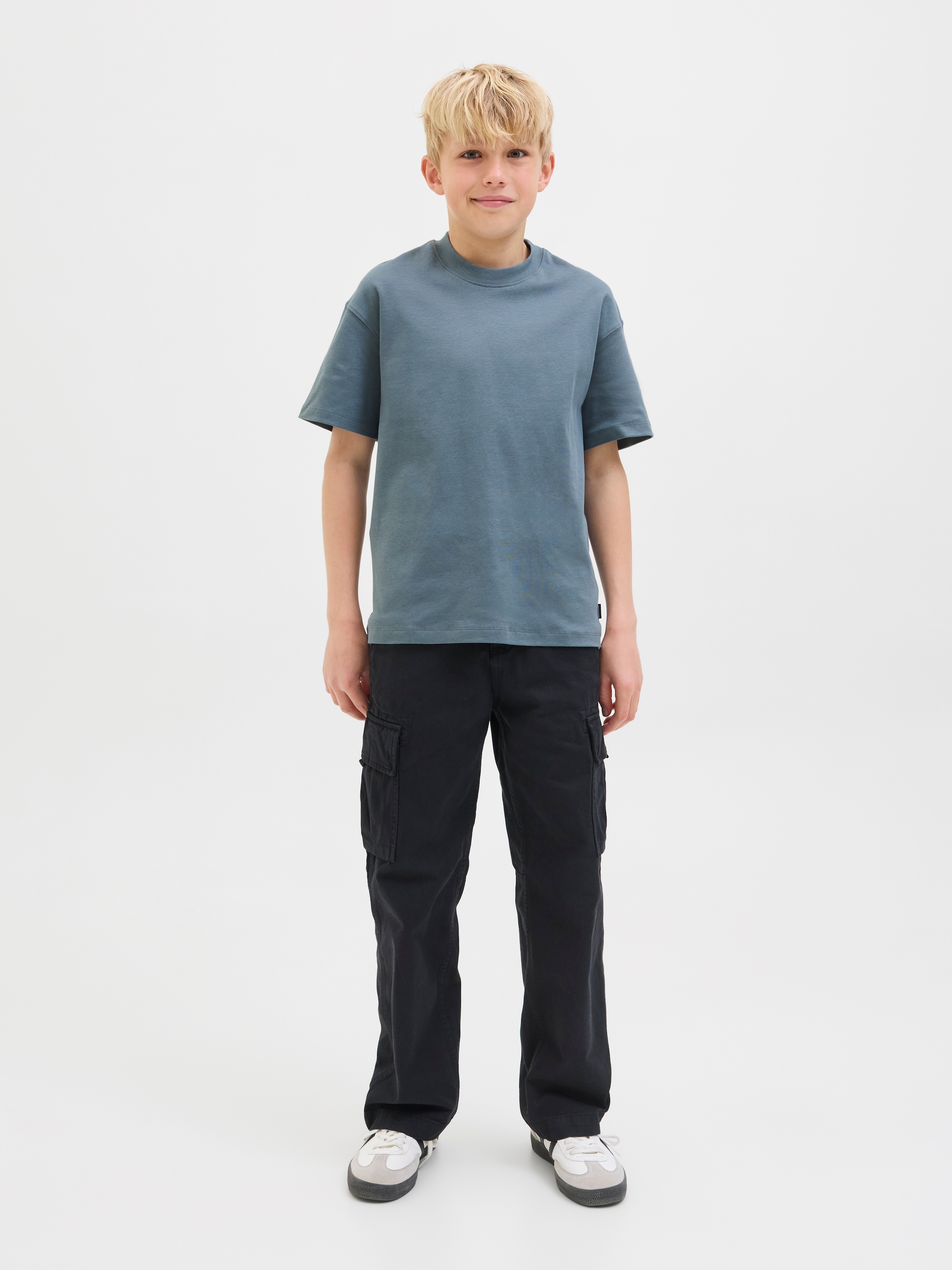 Jack & Jones Junior Rundhalsshirt »JJEURBAN bequem, pflegeleicht, modisch«, unifarben, modisch, loose fit, Jersey, Rundhals