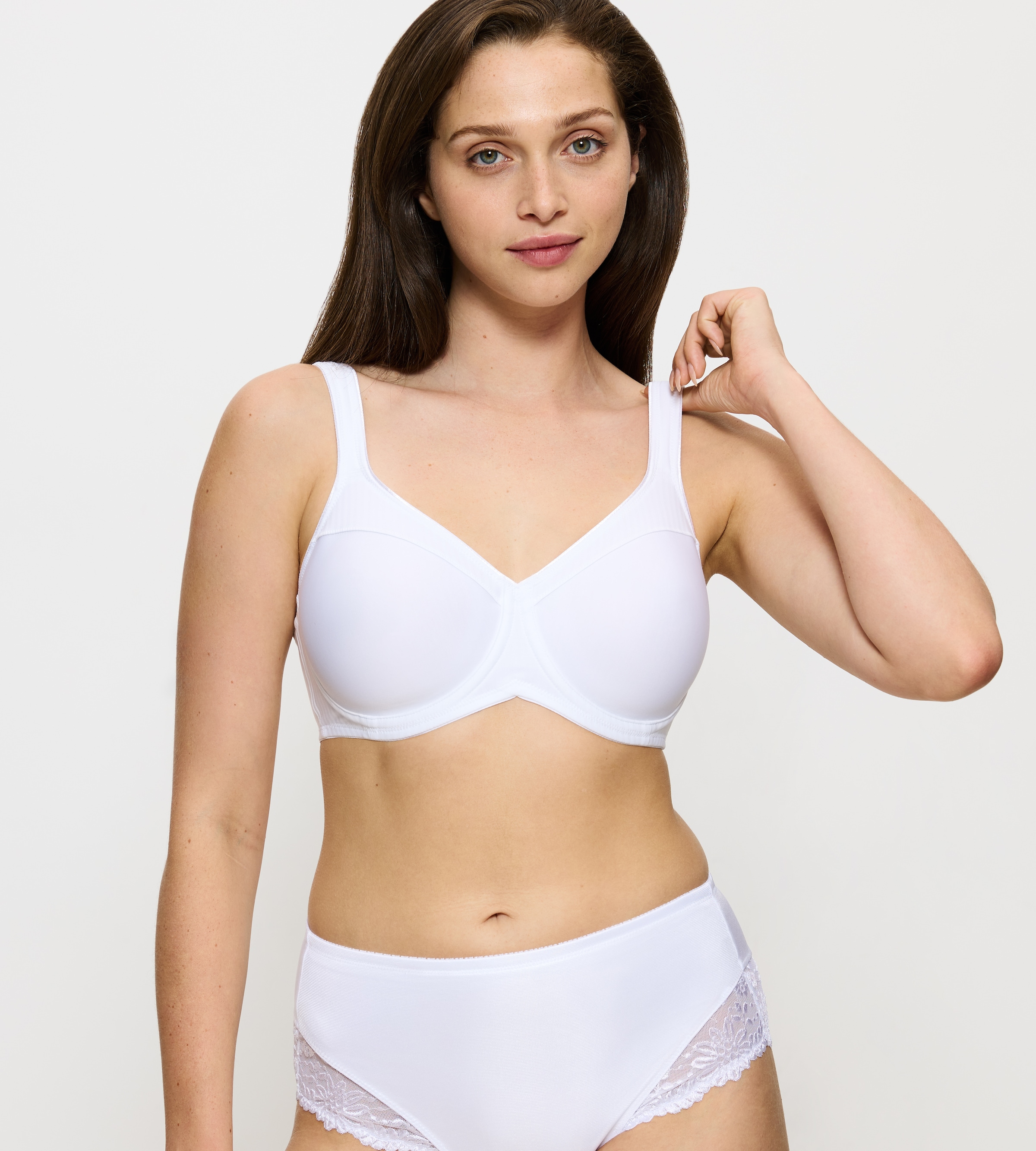 Triumph Minimizer-BH »Modern Soft+Cotton« verkleinert die Brust optisch um eine Cup-Größe