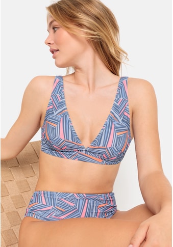 Triangel-Bikini-Top »Lisa«, mit grafischem Muster