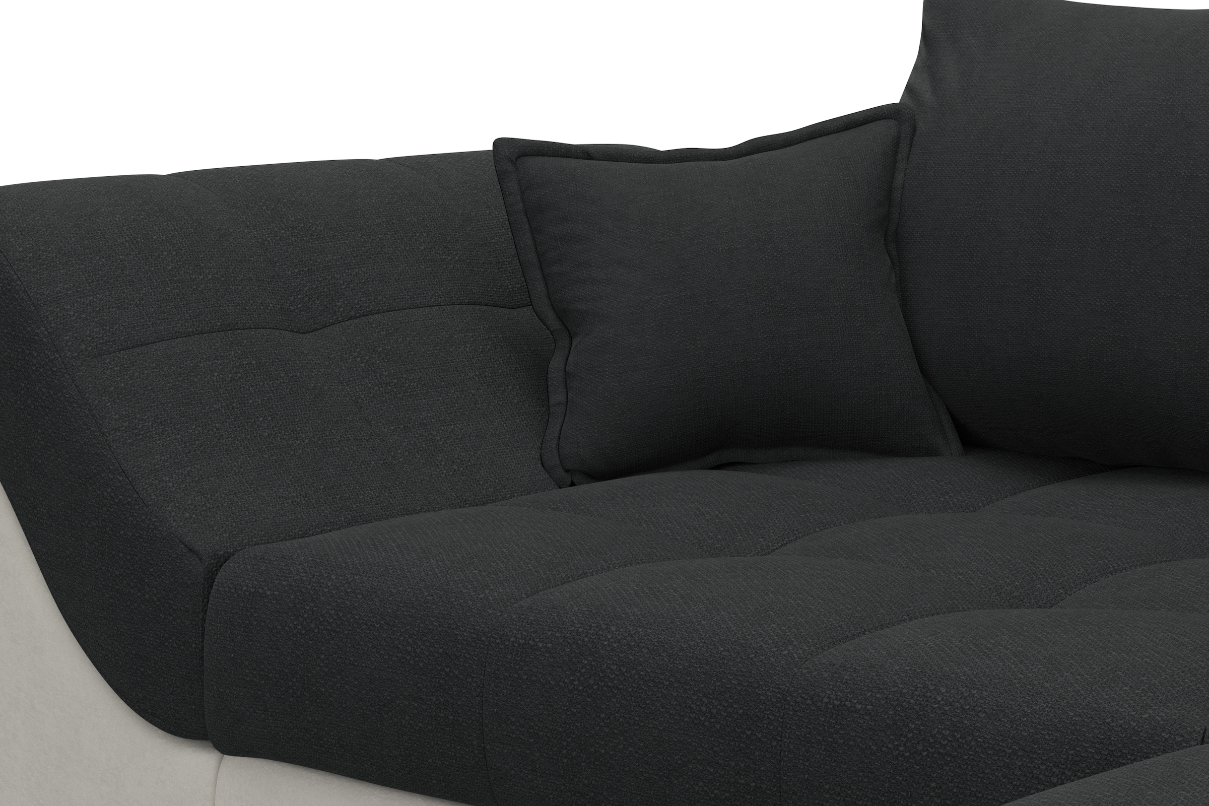 COLLECTION AB Ecksofa Joseli,  mit Zier- und Rückenkissen, komfortable Schanzen-Armlehne