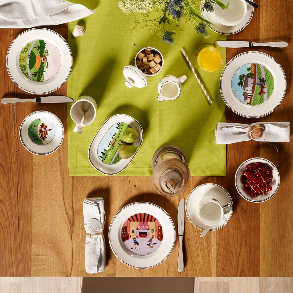 Villeroy & Boch Suppenteller »Suppenteller Kollektion Design Naif ø 21 cm 6er Set bunt«