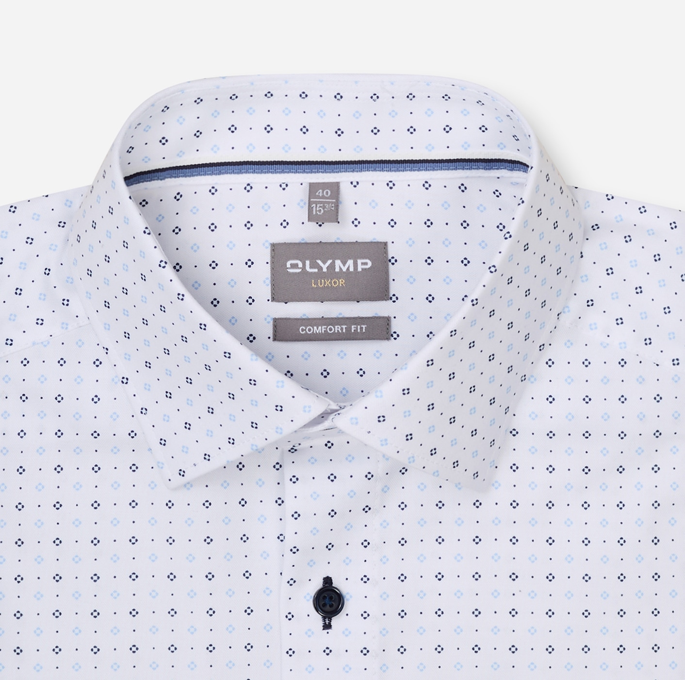 OLYMP Langarmhemd »Luxor« Businesshemd, comfort fit, Under-Button-down-Kragen