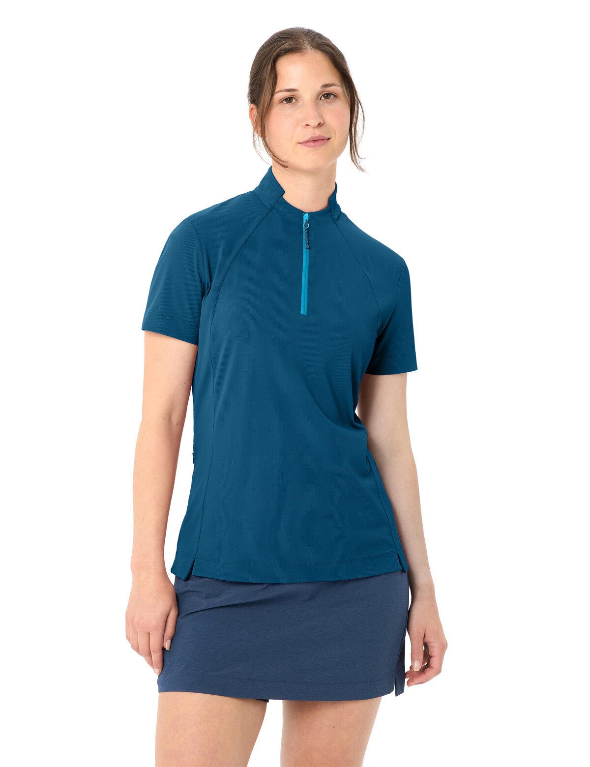 VAUDE Radtrikot »WOMEN'S ADLUX HZ SHIRT« für Radfahren, für Erwachsene, sportliche Passform