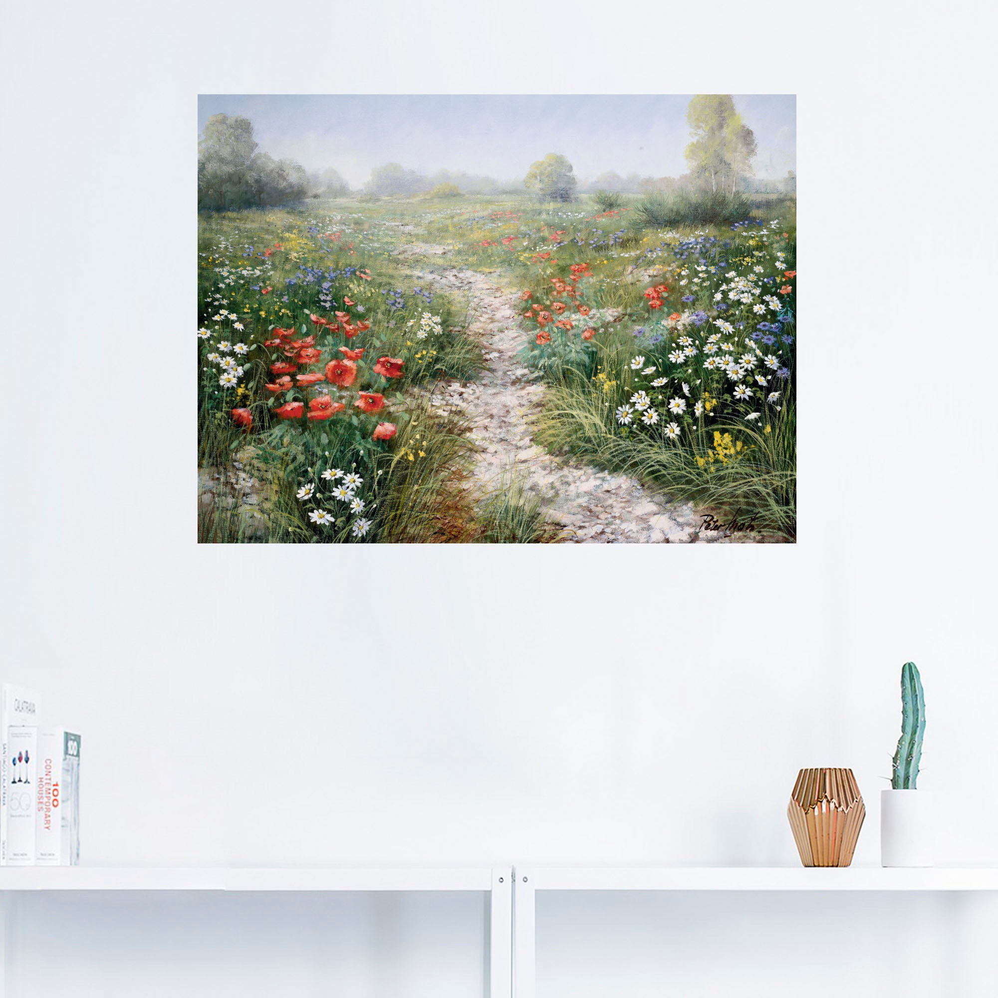 Artland Wandbild »Dichte der Natur«, Blumenwiese, (1 St.), als Leinwandbild, Poster, Wandaufkleber in verschied. Größen