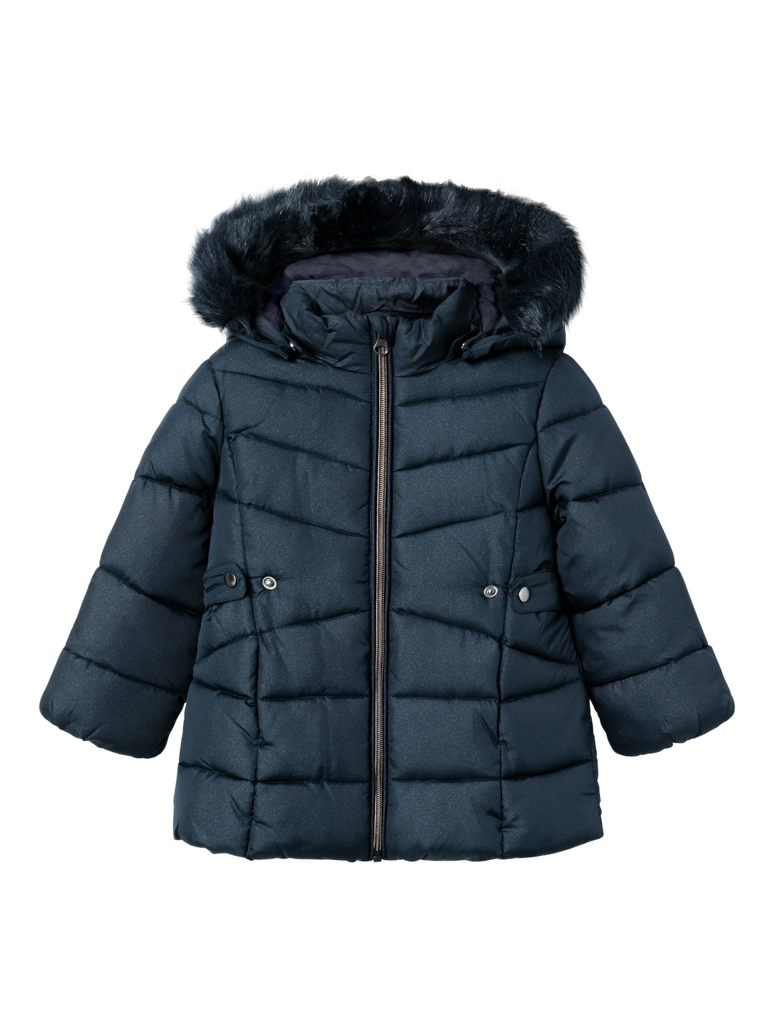 Name It Outdoorjacke »NMFMERETHE JACKET GLITTER NOOS«, mit Kapuze