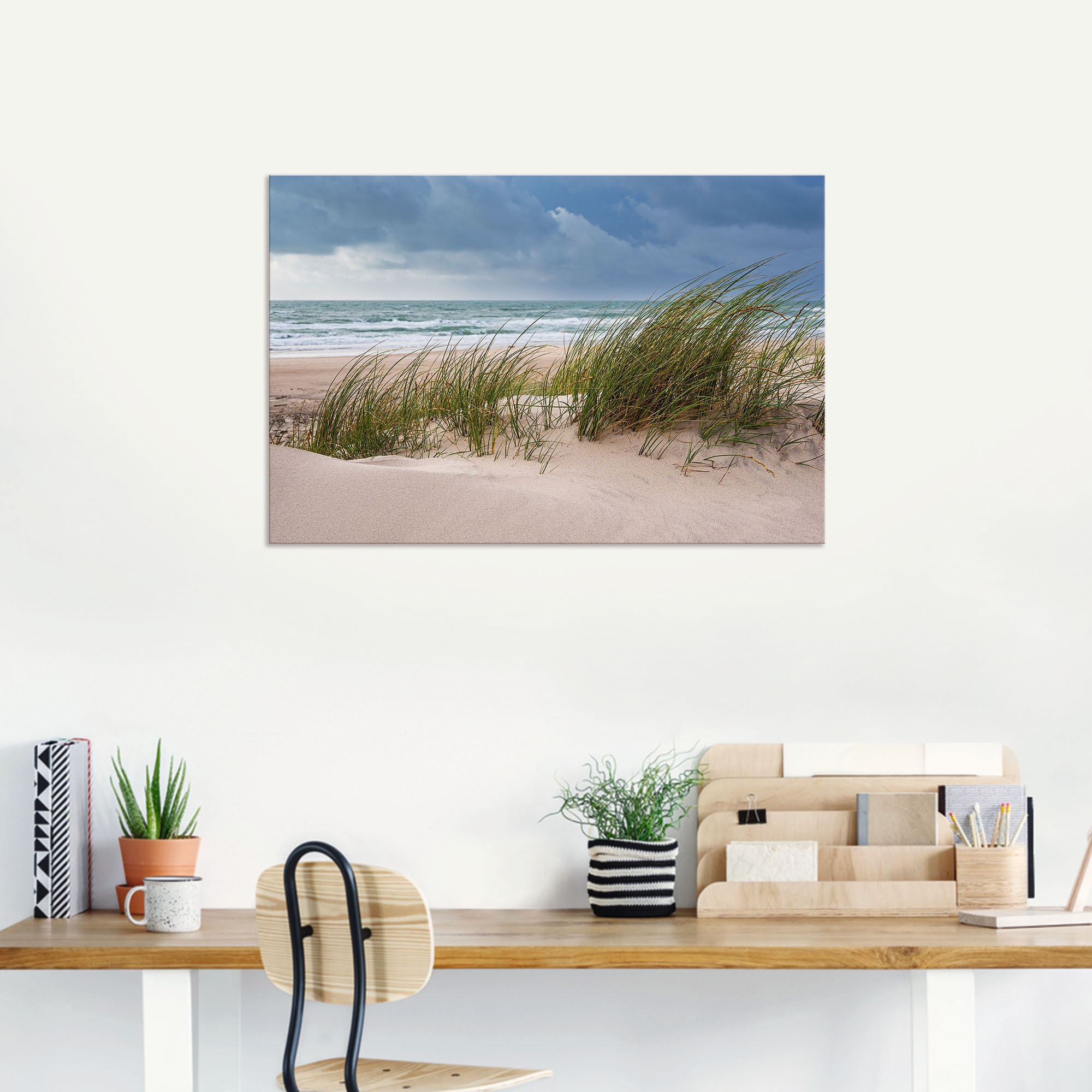Artland Poster »Düne und Strand bei Hirtshals Dänemark I«, Küstenbilder, (1 St.), als Alubild, Outdoorbild, Leinwandbild in verschied. Größen