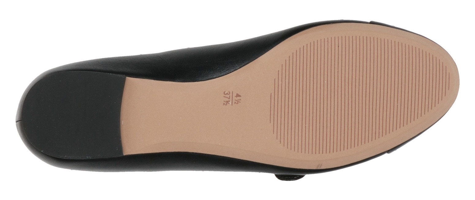 Caprice Riemchenballerina, Bequemschuh, Businessschuh, Flats mit Klettverschluss-Riemchen