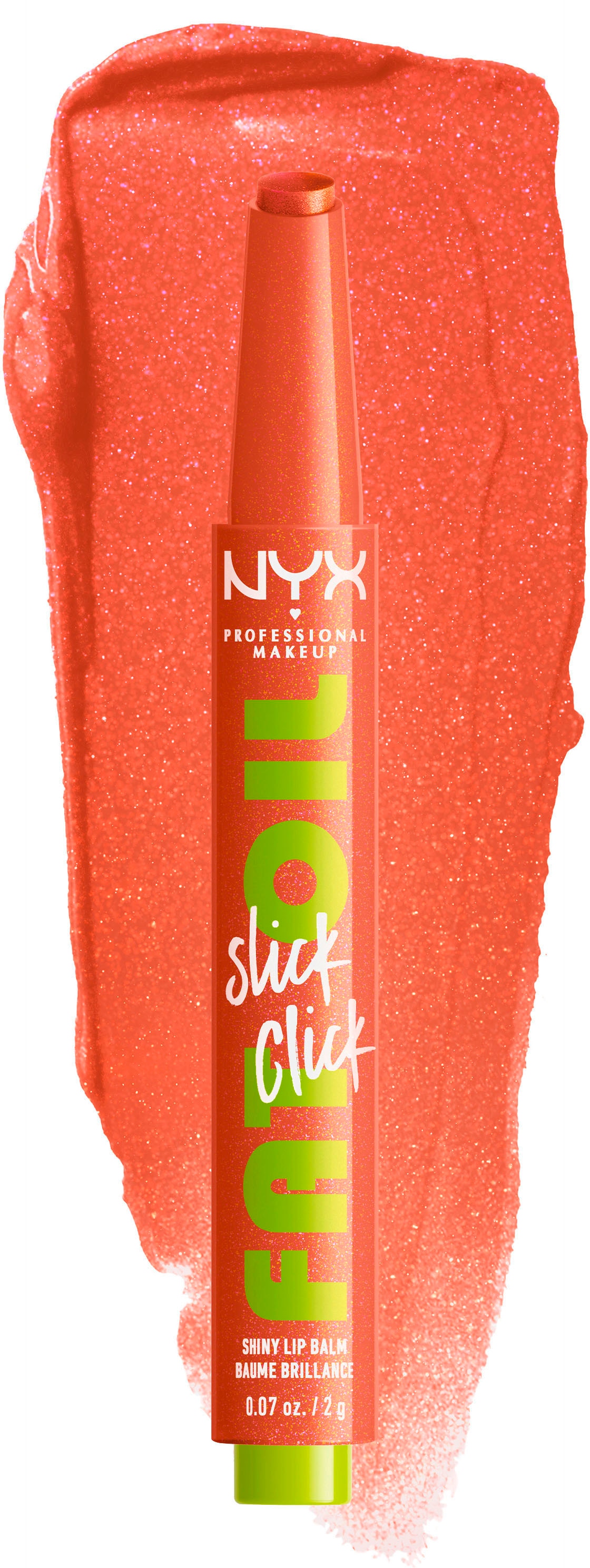 NYX Lippenstift »NYX Professional Makeup Fat Oil Slick Click Hits Different«, mit natürlichen Inhaltstoffen
