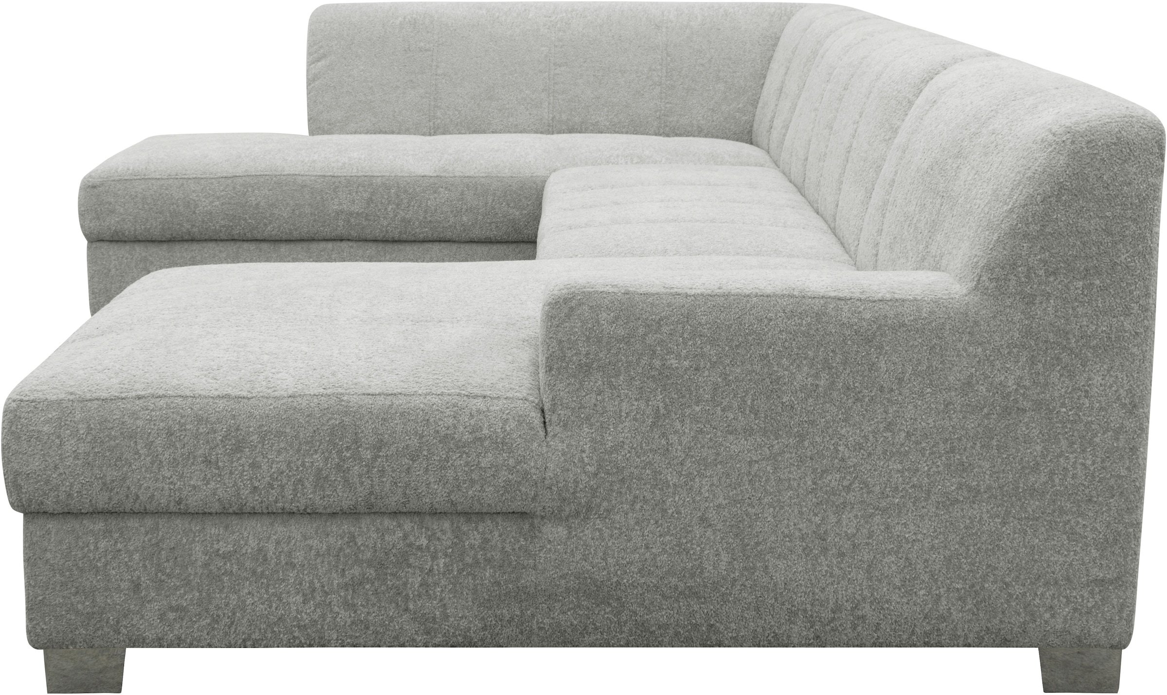 OTTO home Wohnlandschaft »Lolland 296 x 195 cm, modern, mit Steppungen, gemütlich« U-Form, aus Pet Friendly Bezug