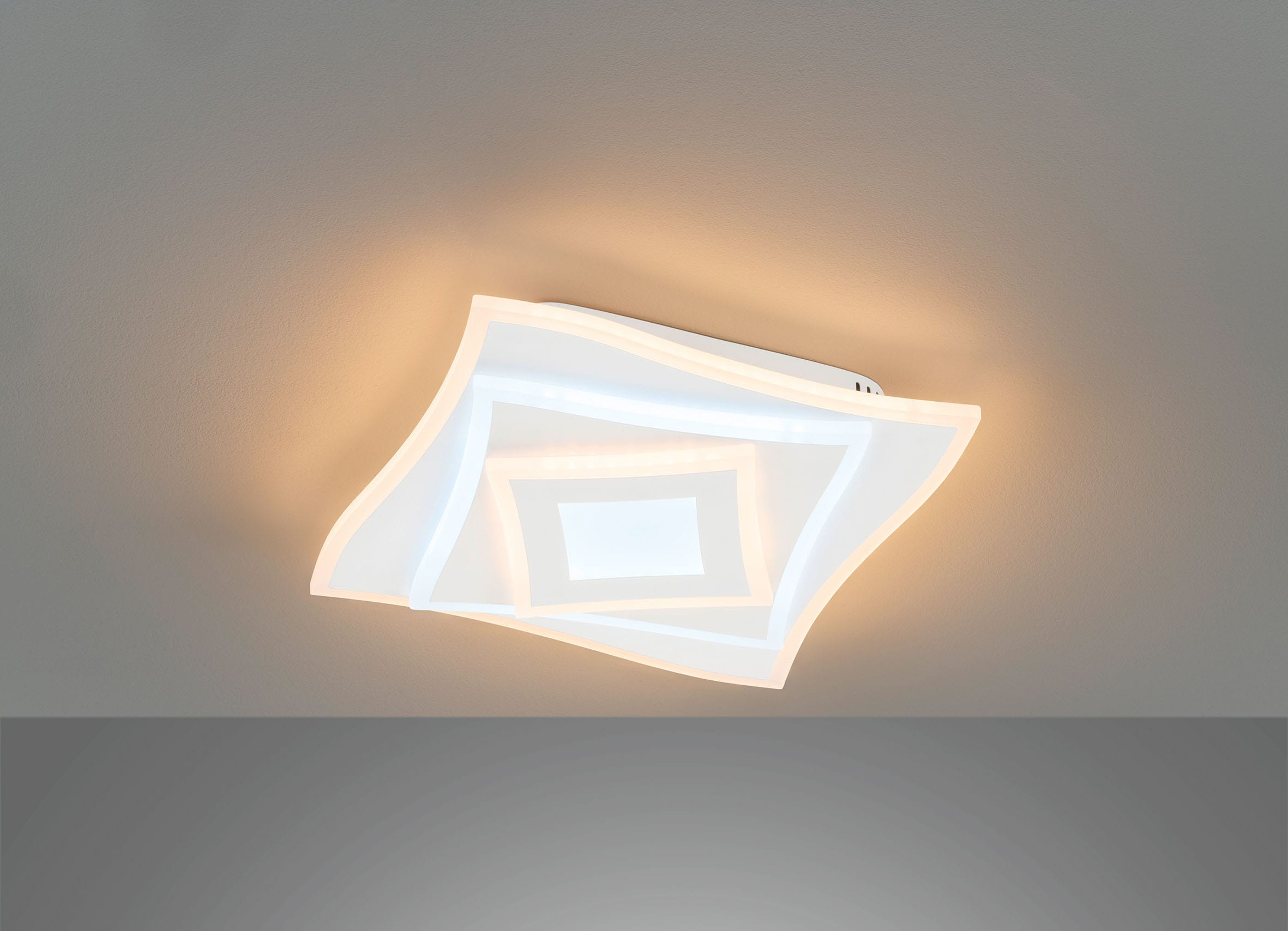 FISCHER & HONSEL Deckenleuchte »Hero«, 1 flammig, Leuchtmittel LED-Modul | LED fest integriert, langlebige LED, dimmbar