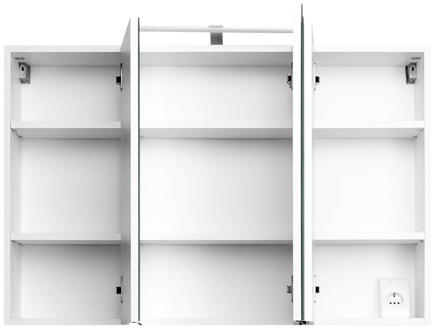 welltime Badmöbel-Set »Florida«, (2 St.), Waschplatz Breite 100 cm und Spiegelschrank