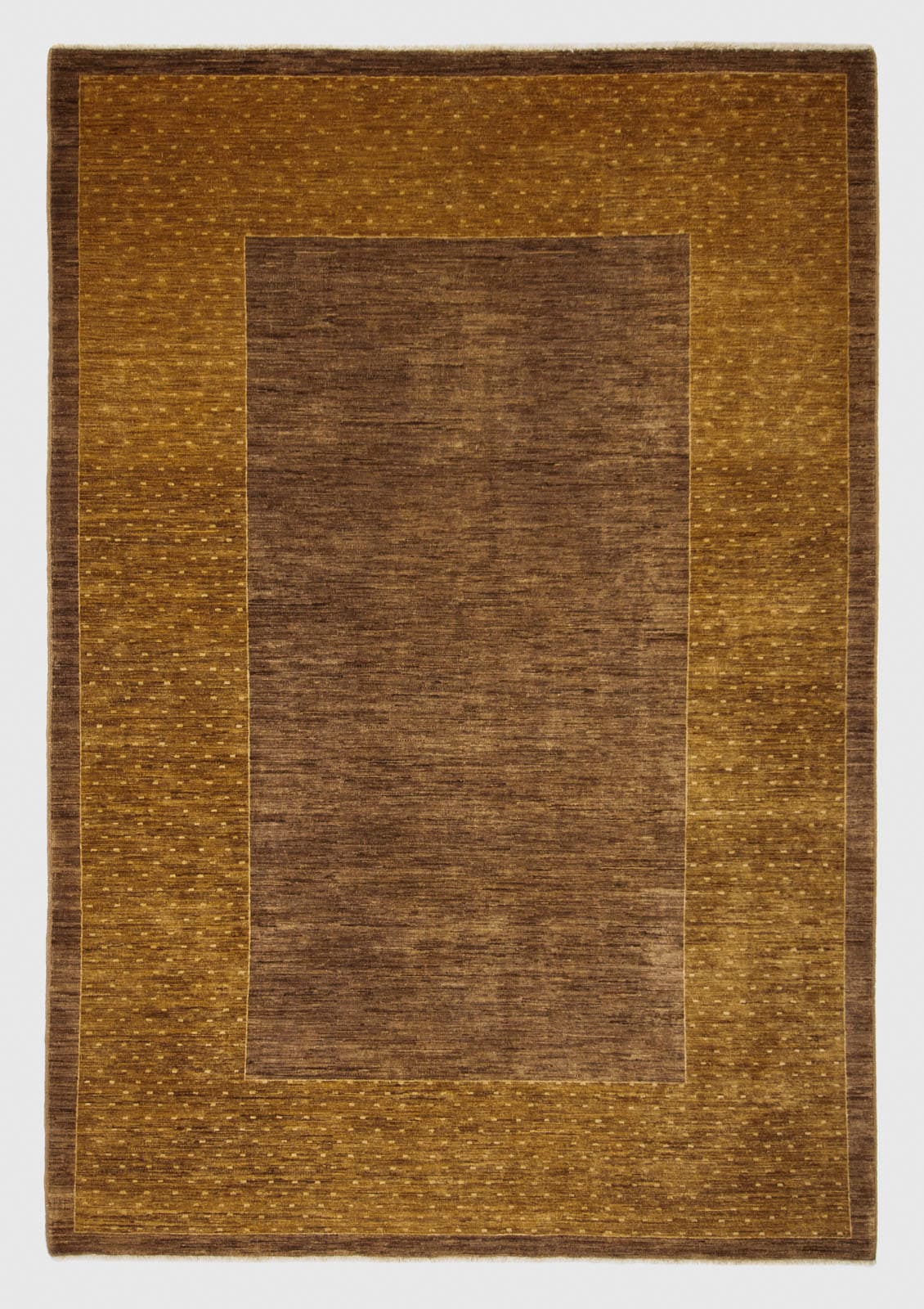 morgenland Wollteppich »Ziegler Modern Teppich handgeknüpft braun«, rechteckig, handgeknüpft