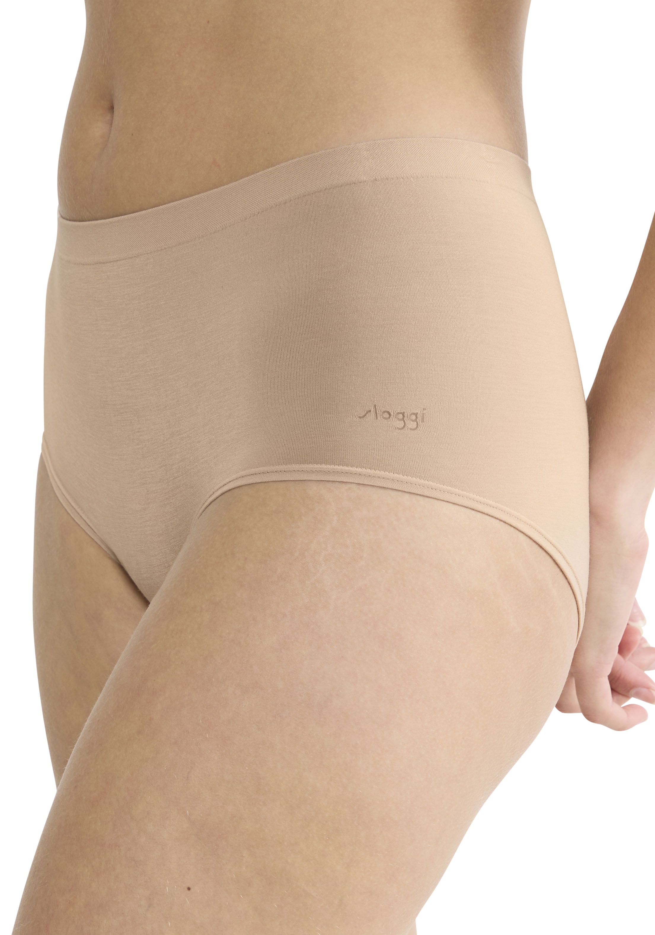 sloggi High-Waist-Slip »GO Sense«, (2er Pack), Santoni Rundstrick