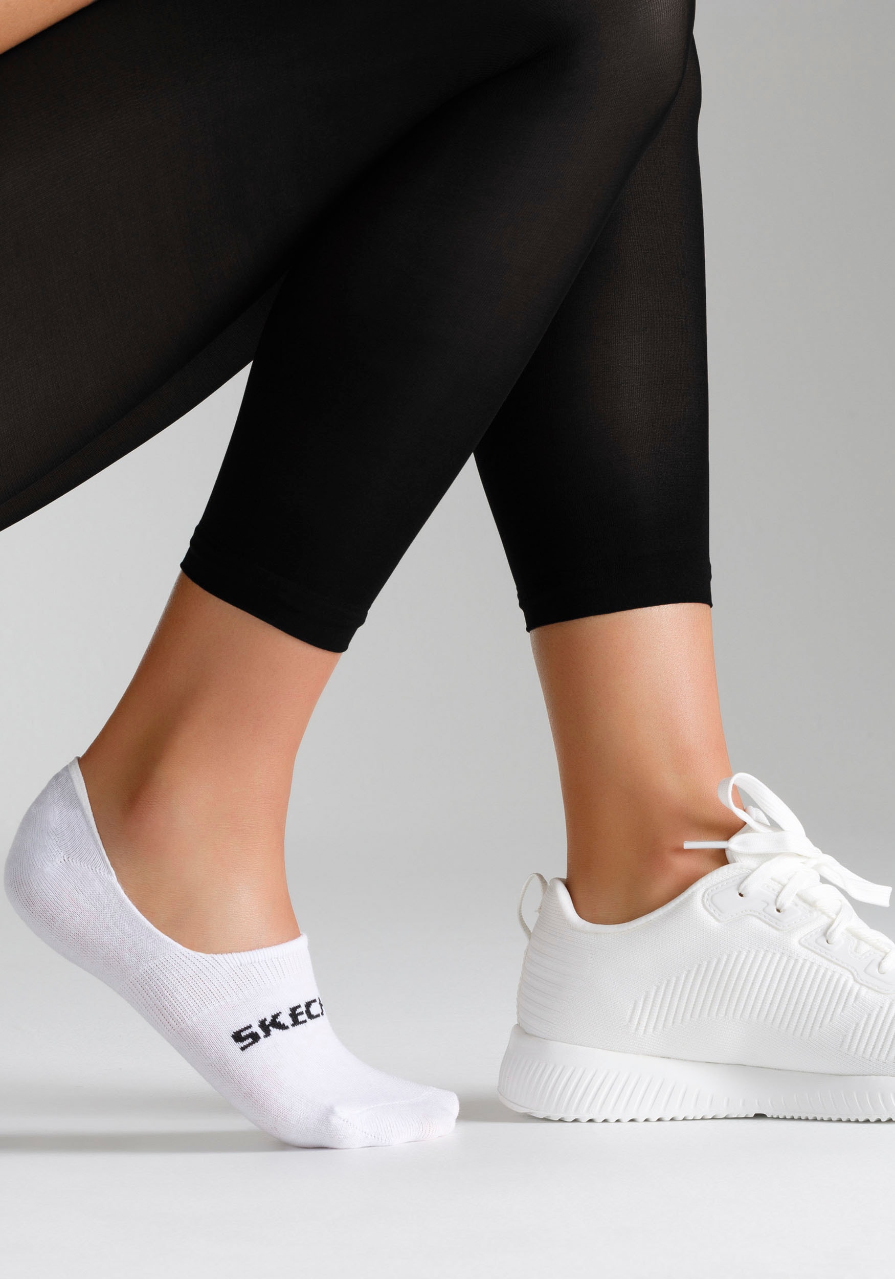 Skechers Füßlinge »mesh ventilation«, (6er Pack), mit weichem Bund