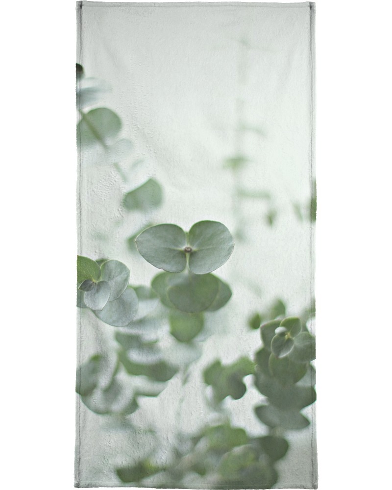 Juniqe Handtuch »Eucalyptus Green 2«, (1 St.), Weiche Frottee-Veloursqualität