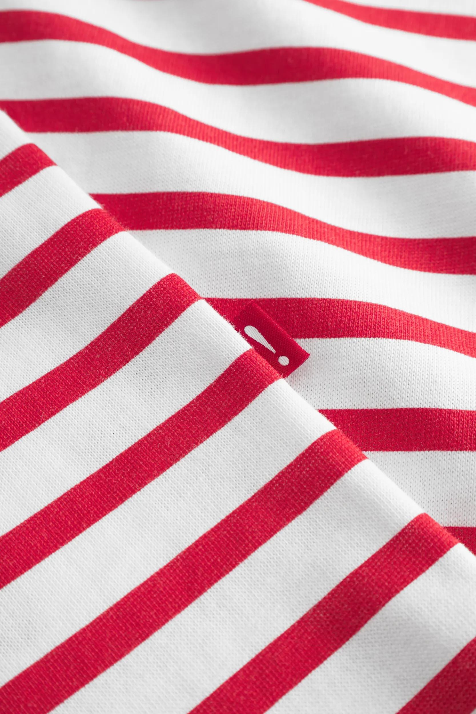 Joop Jeans T-Shirt »Teele« geringelt, gerippter Rundhals