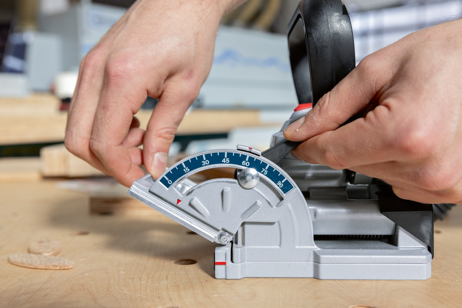 Bosch Professional Flachdübelfräse »GFF 18V-22«, mit L-BOXX 238, ohne Akku und Ladegerät