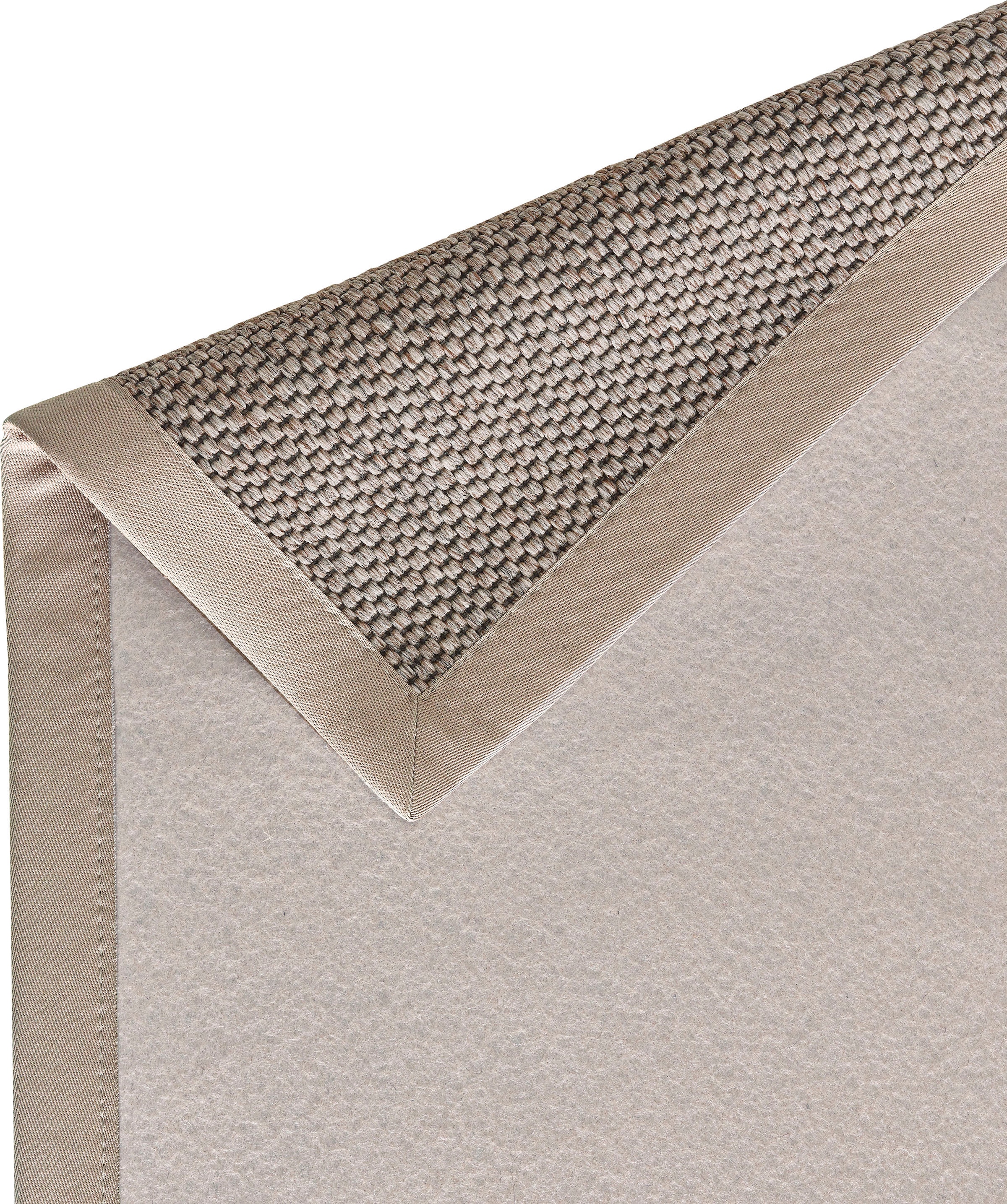Dekowe Teppich »Naturana Panama«, rechteckig, 8 mm Höhe, Flachgewebe, meliert, Sisal-Optik, mit Bordüre, Wohnzimmer