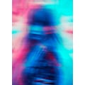 Komar Poster »Neon Girl«, Porträts, Höhe: 50cm