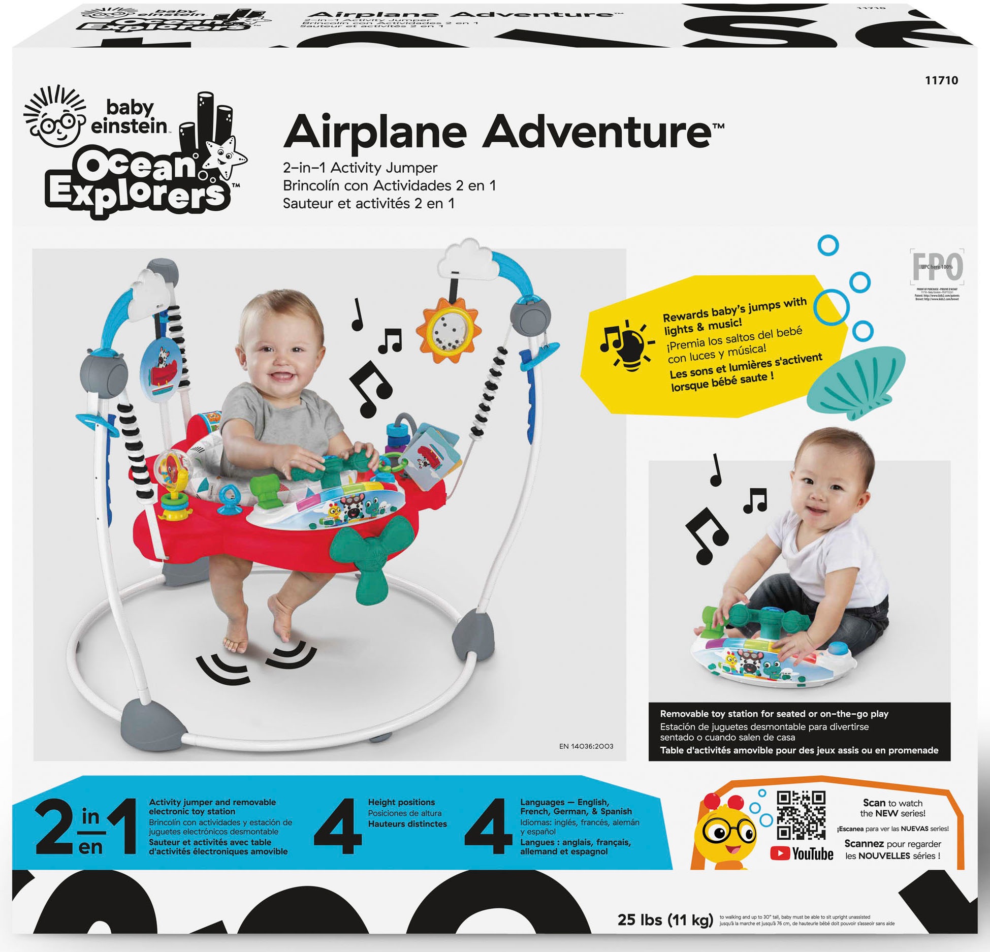Baby Einstein Spielcenter »Airplane Adventure«, Mit über 20 Melodien, Geräuschen und Lichtern