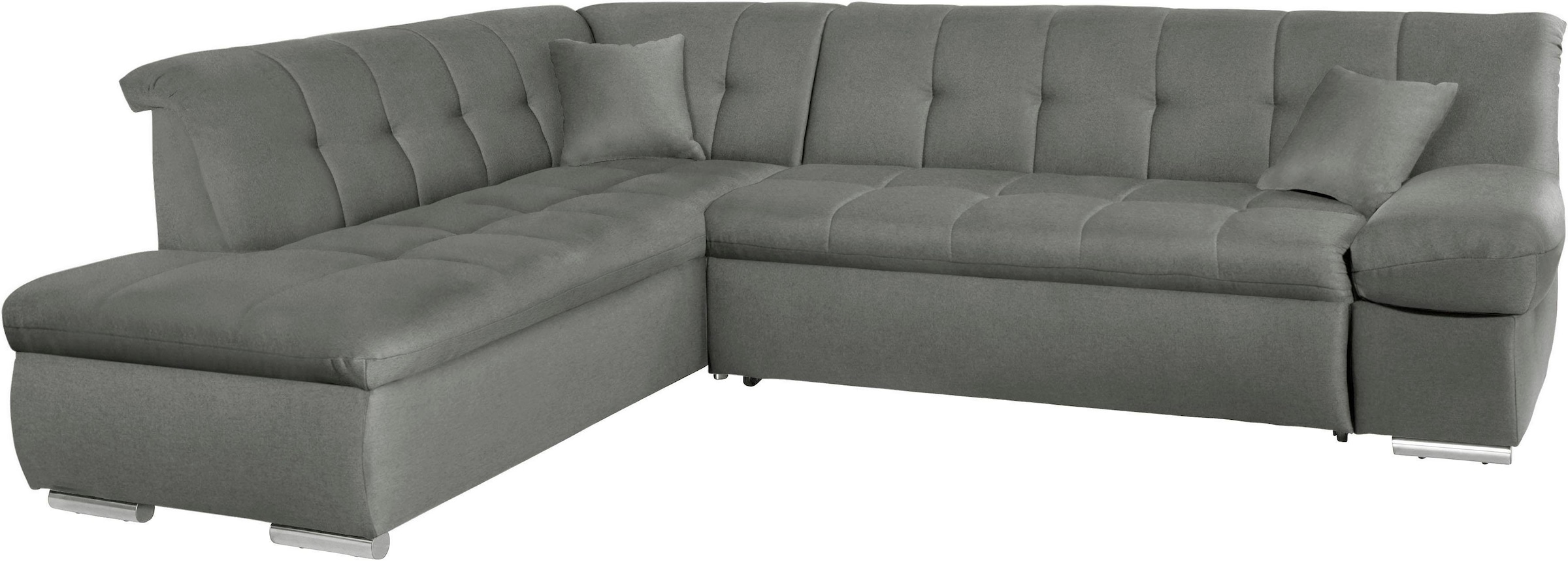DOMO collection Ecksofa »Mona L-Form bequem und komfortabel, Breite 271cm, L-Form« wahlweise mit Bett- und Armlehnfunktion