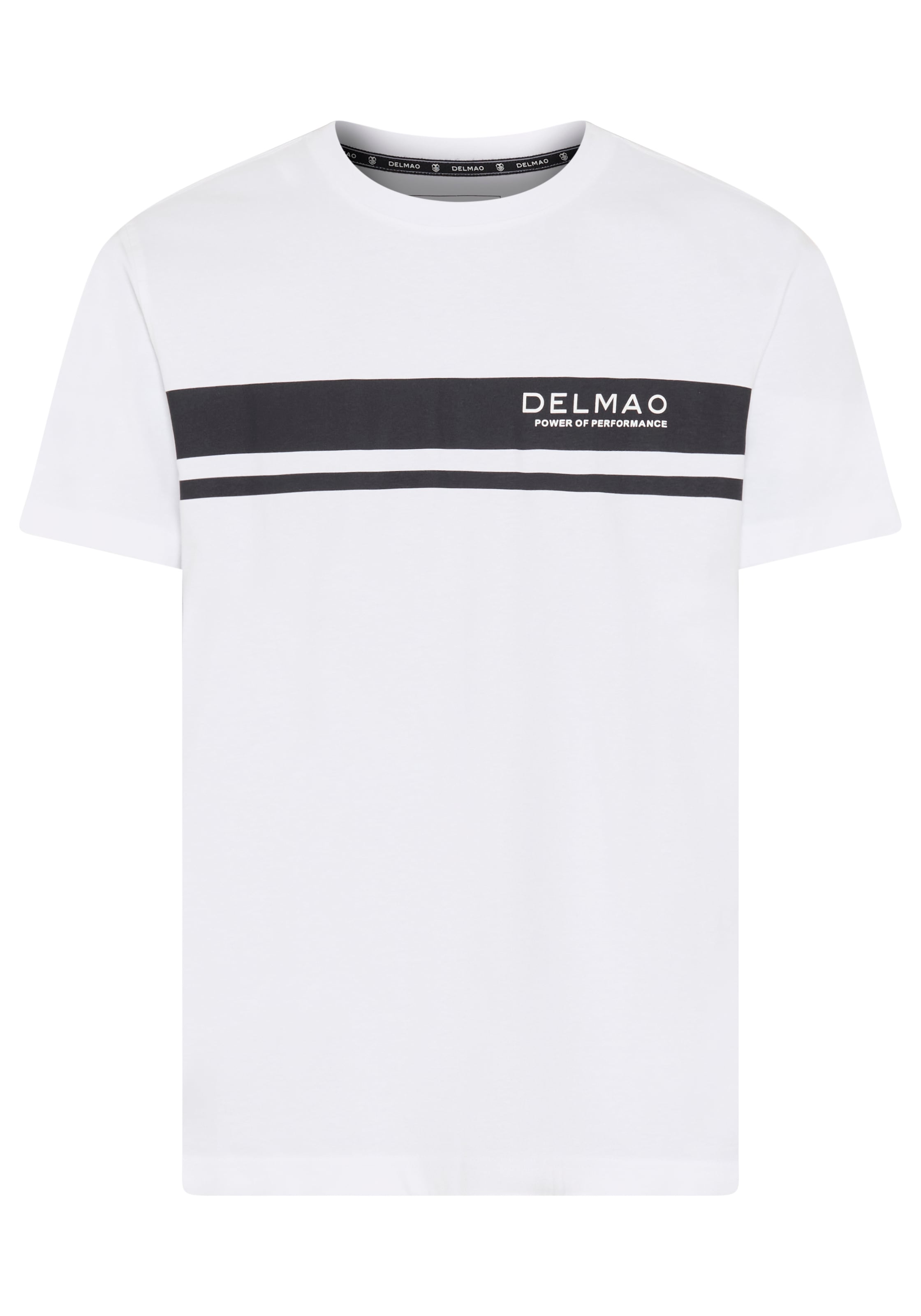DELMAO Rundhalsshirt »Neue Kollektion!« Kurzarm, mit Rundhalsausschnitt, normale Passform, Casual-Stil