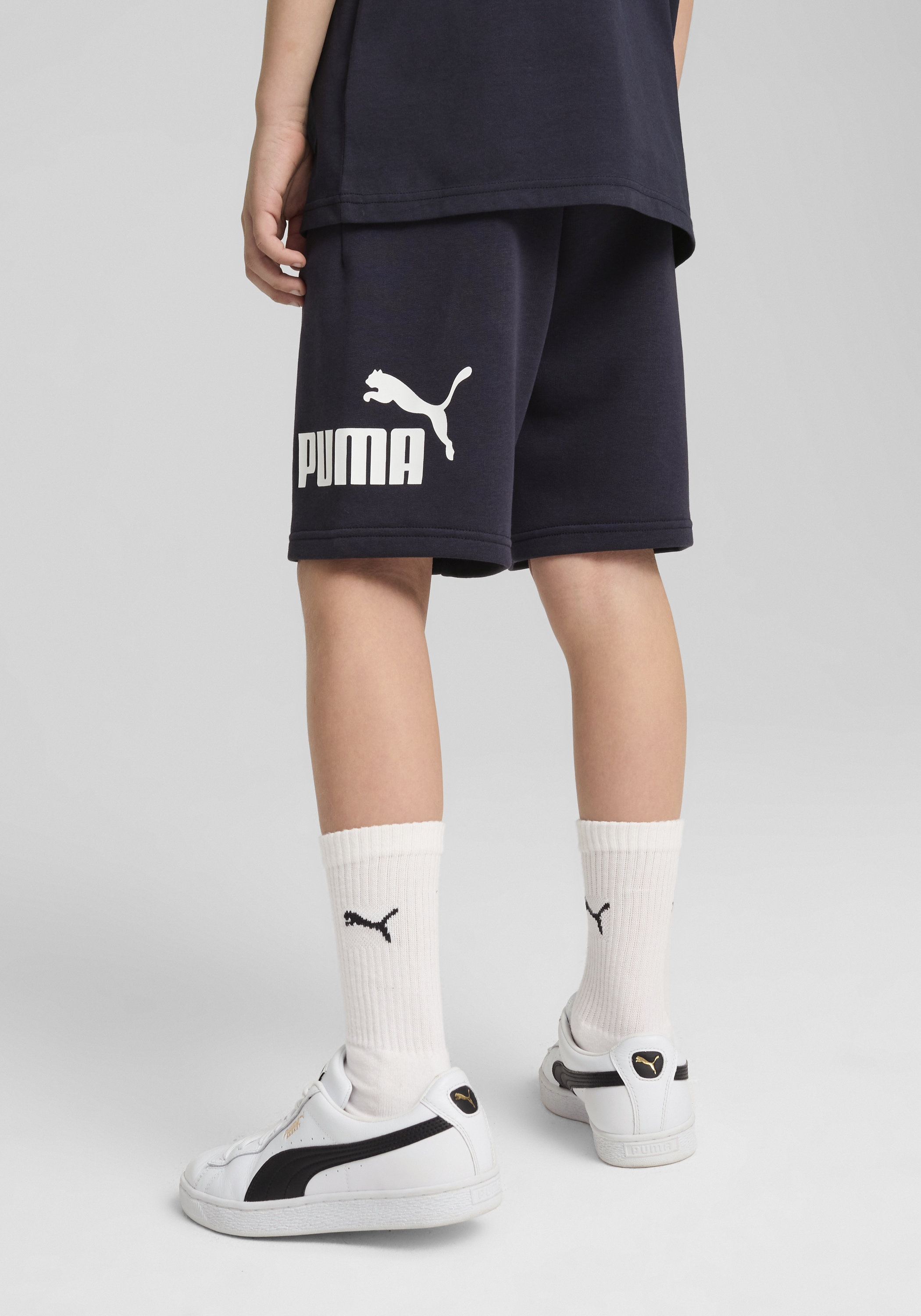 PUMA Trainingsshorts »ESS NO. 1 LOGO SHORTS TR B«  mit Eingrifftaschen, elastischer Bund, für Jugendliche