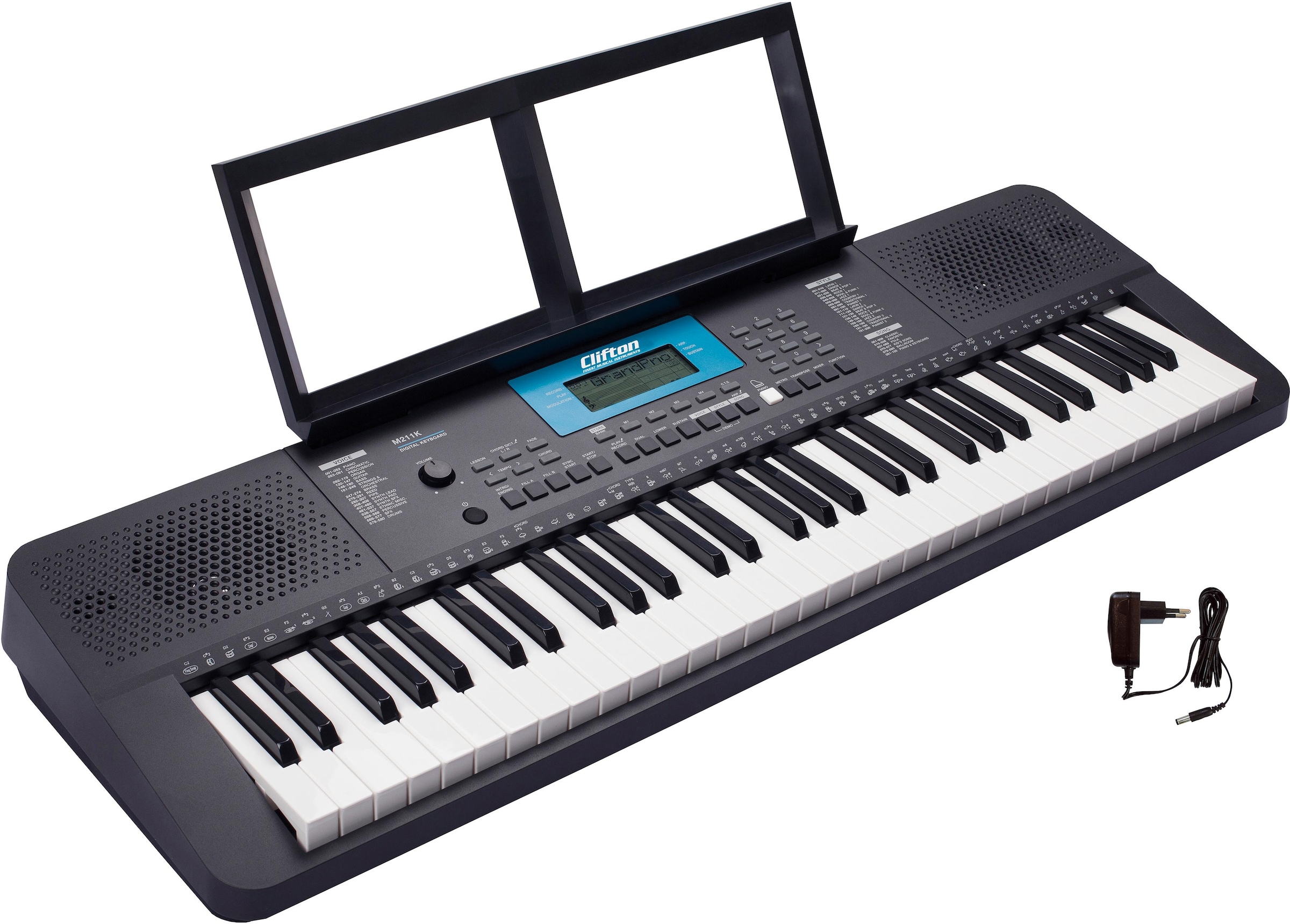 Clifton Home-Keyboard »M211«, mit 200 verschiedenen Schlagzeug Grooves  online kaufen | OTTO