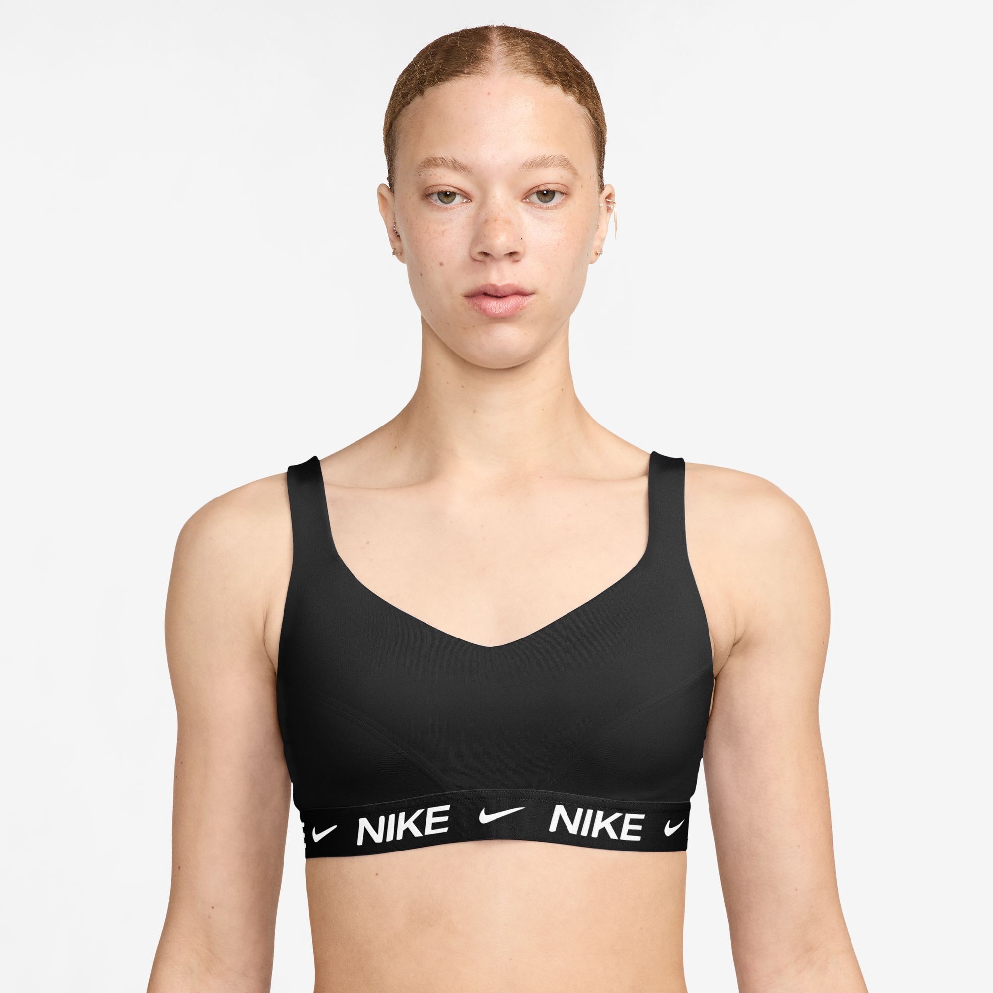 Nike Sport-BH »W NK DF INDY HGH SPT BRA« ohne Bügel, schnelltrocknendes Jersey-Material mit Dri-FIT