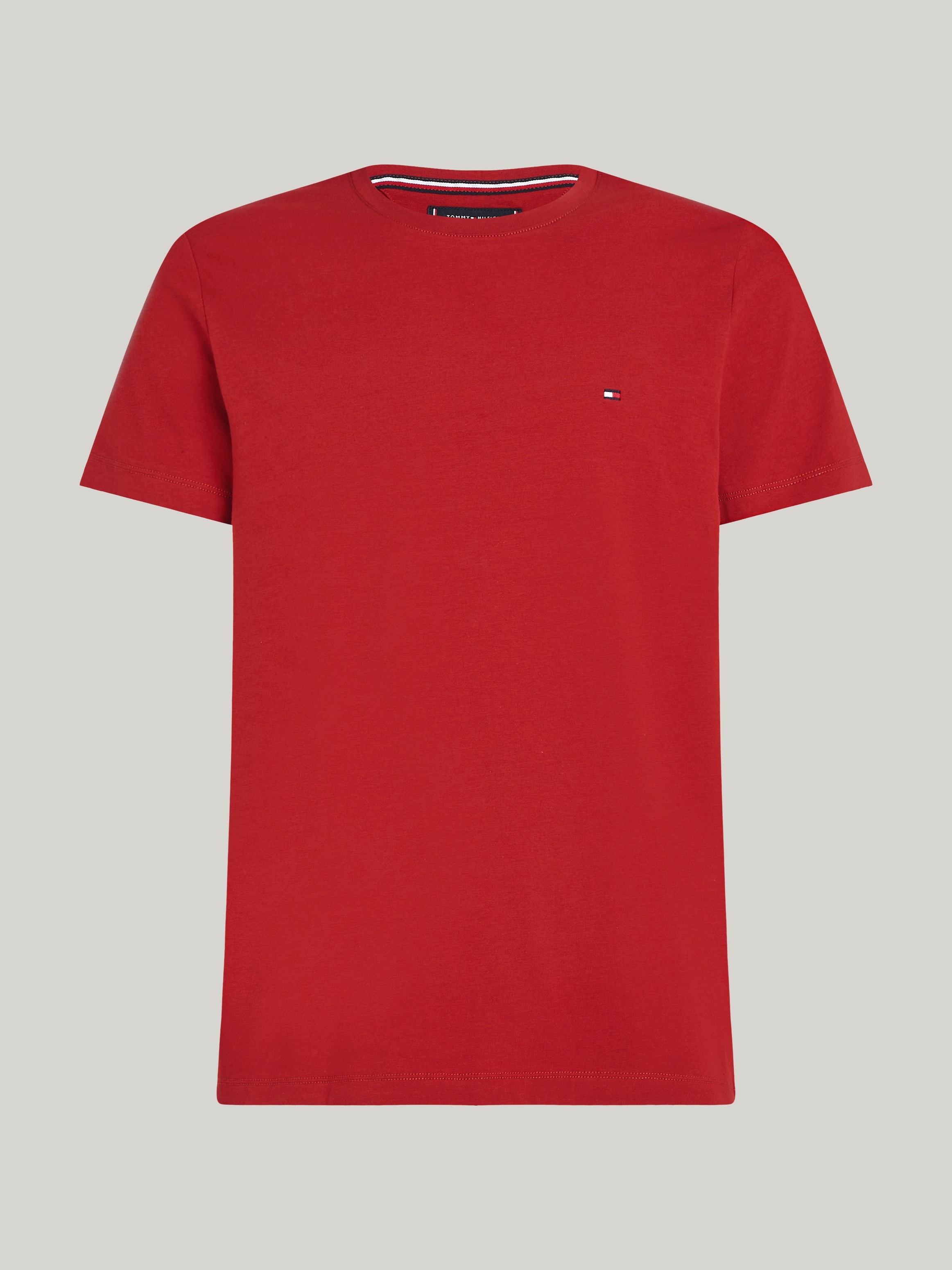Tommy Hilfiger T-Shirt »STRETCH SLIM FIT TEE«, mit Rundhalsausschnitt